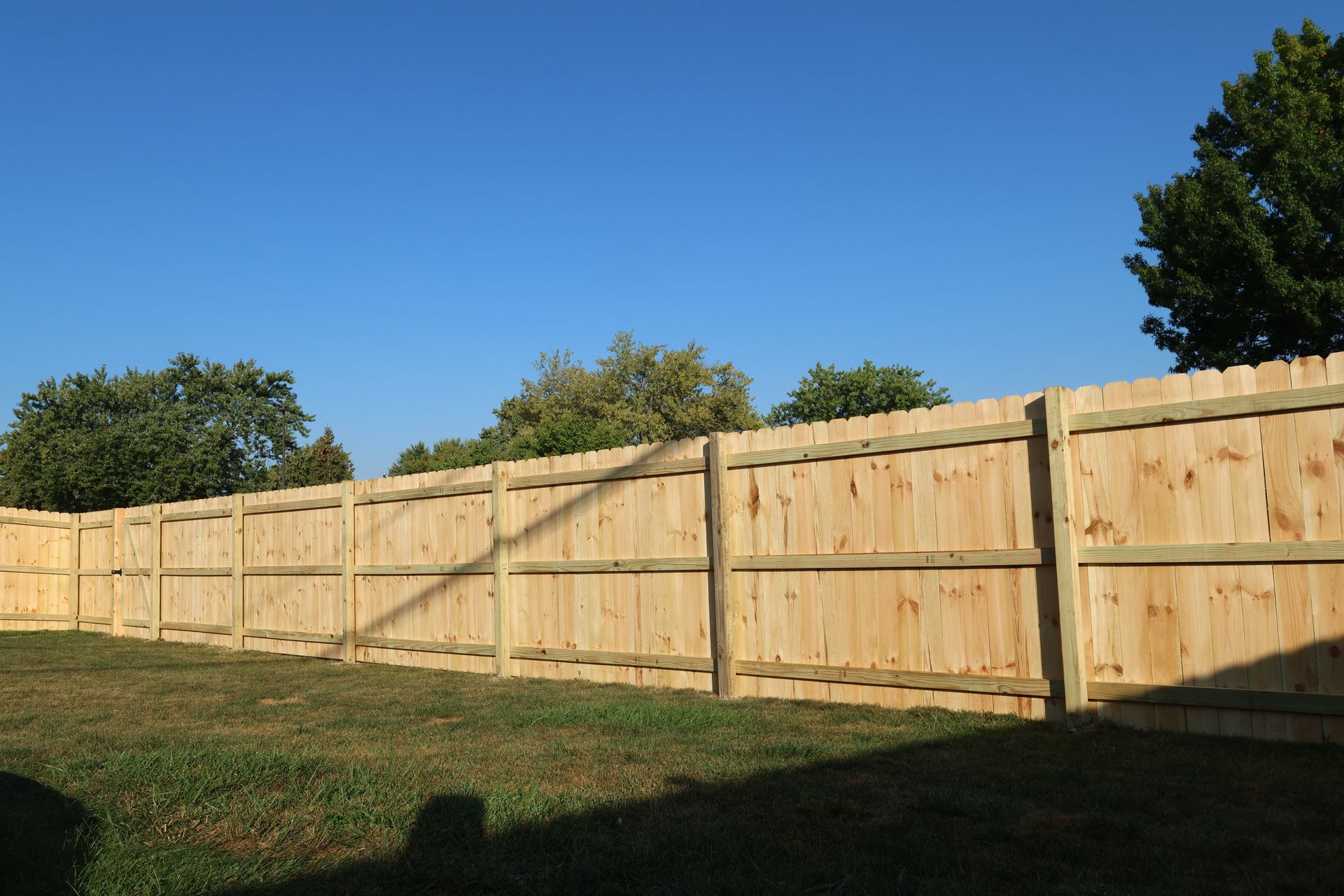 treated pine fence installation Illinois