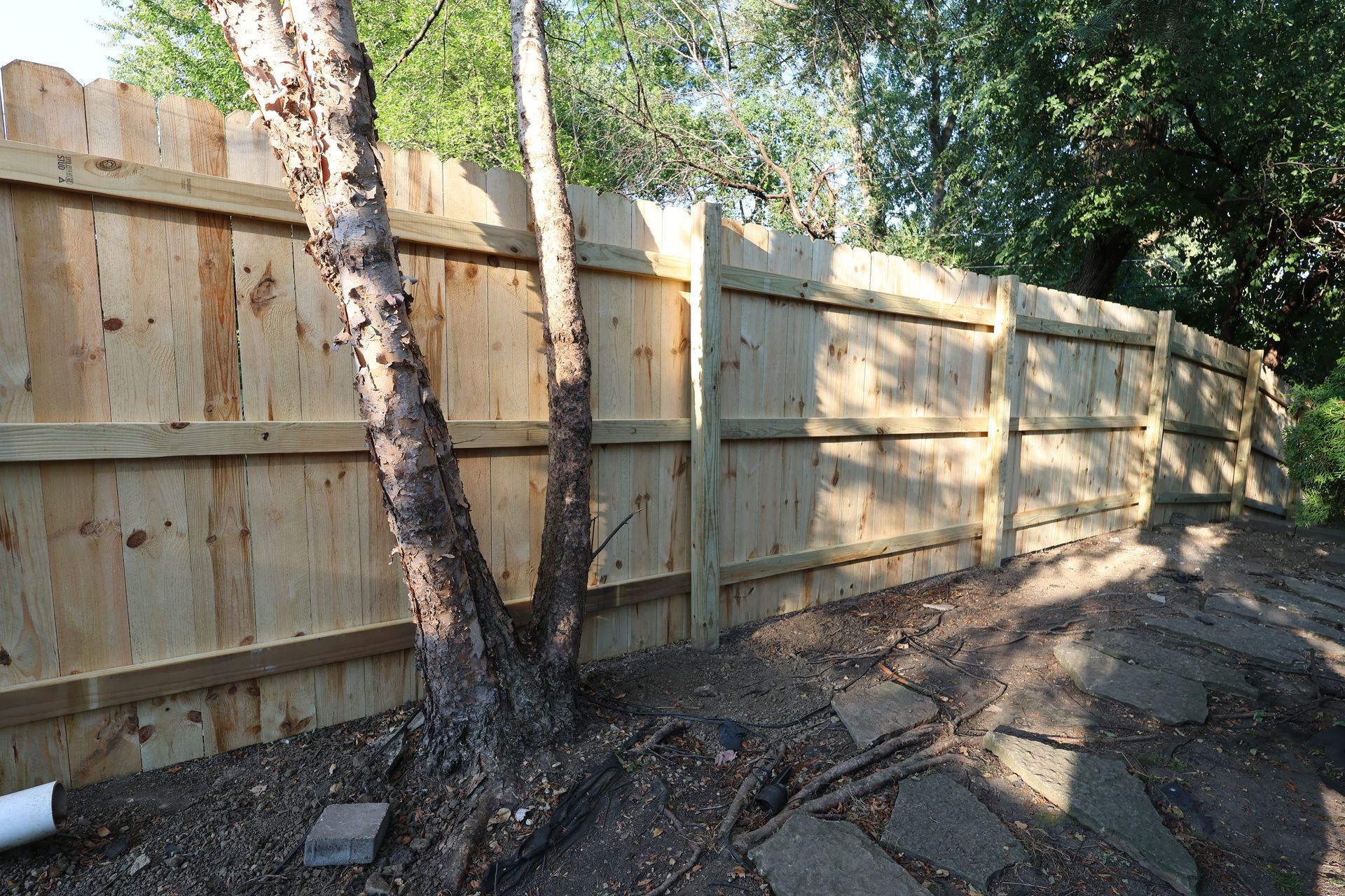 treated pine fence installation Illinois