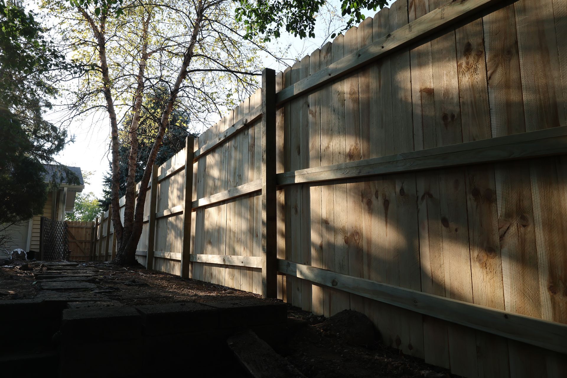 treated pine fence installation Illinois