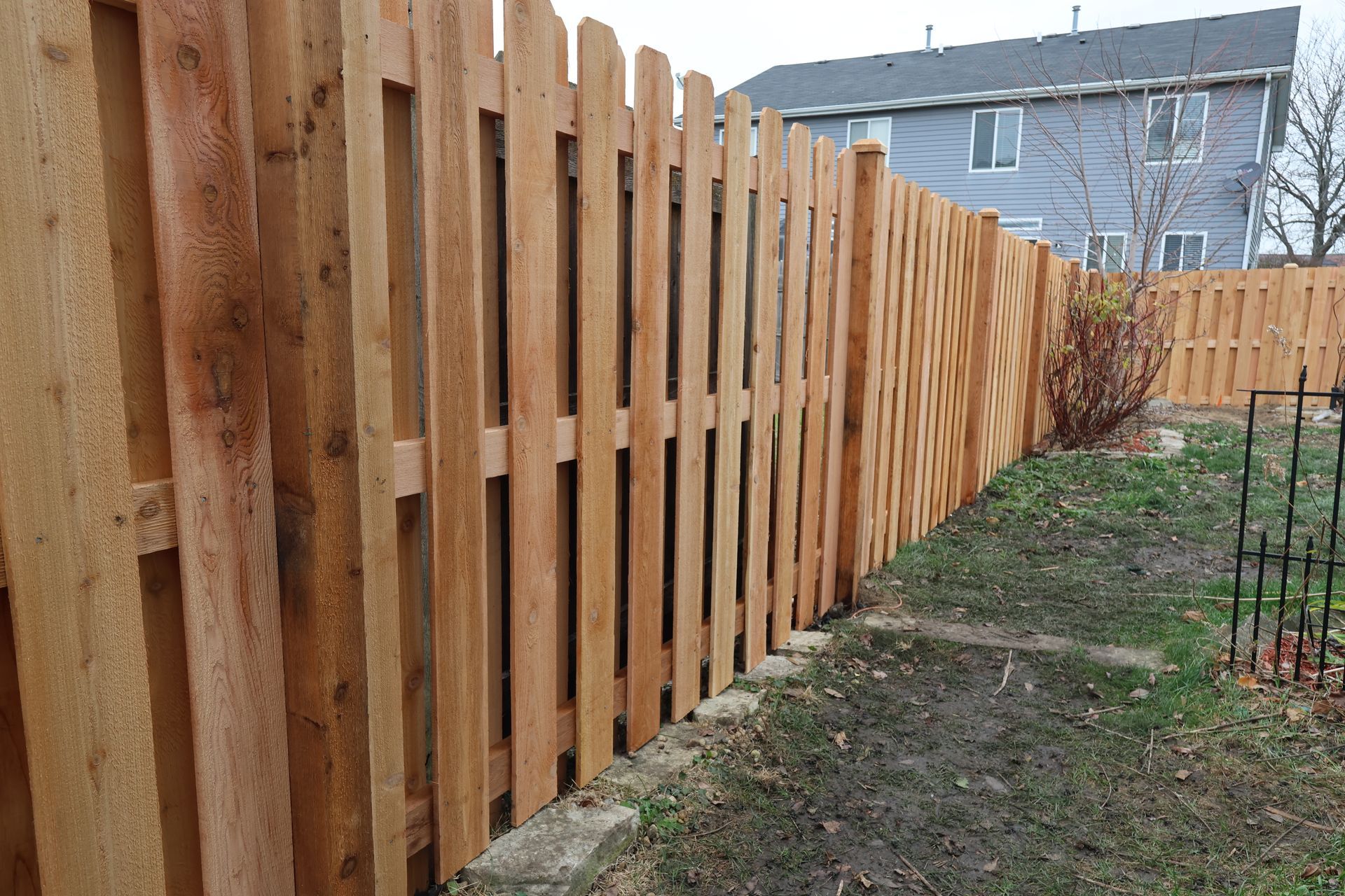cedar fence installation Illinois