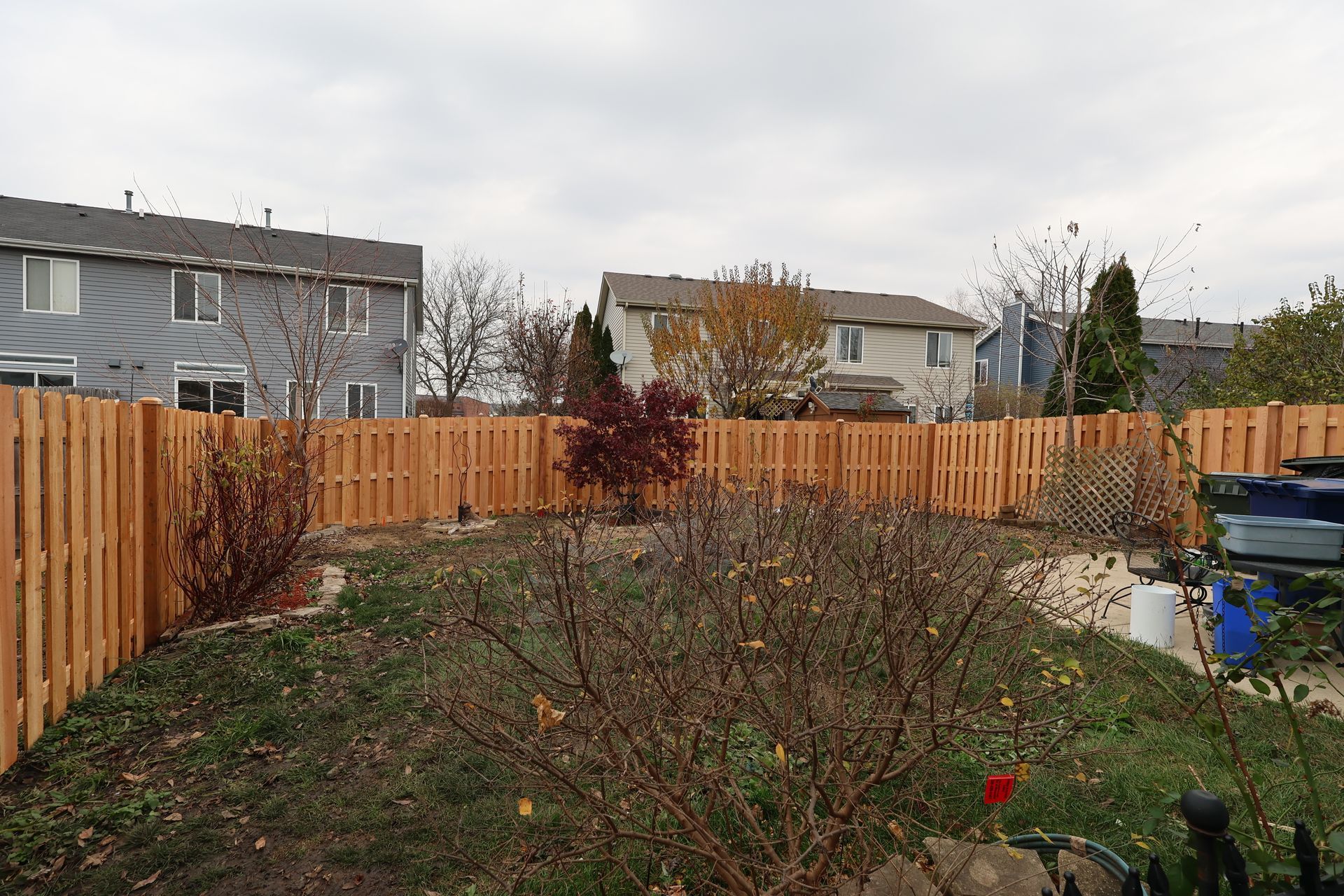 cedar fence installation Illinois