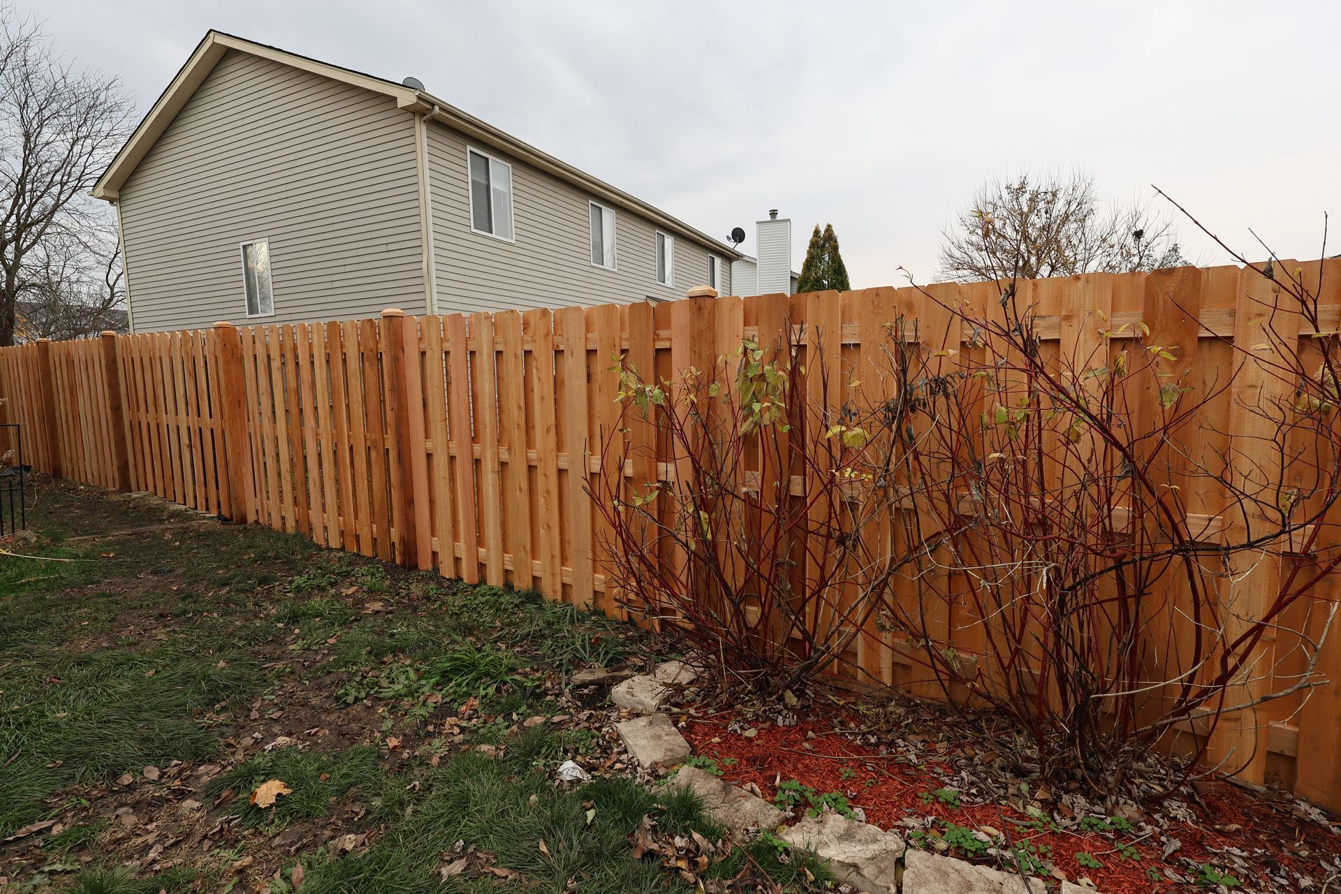 cedar fence installation Illinois