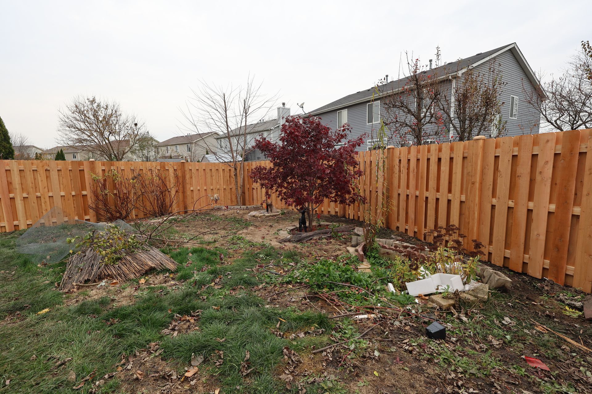 cedar fence installation Illinois