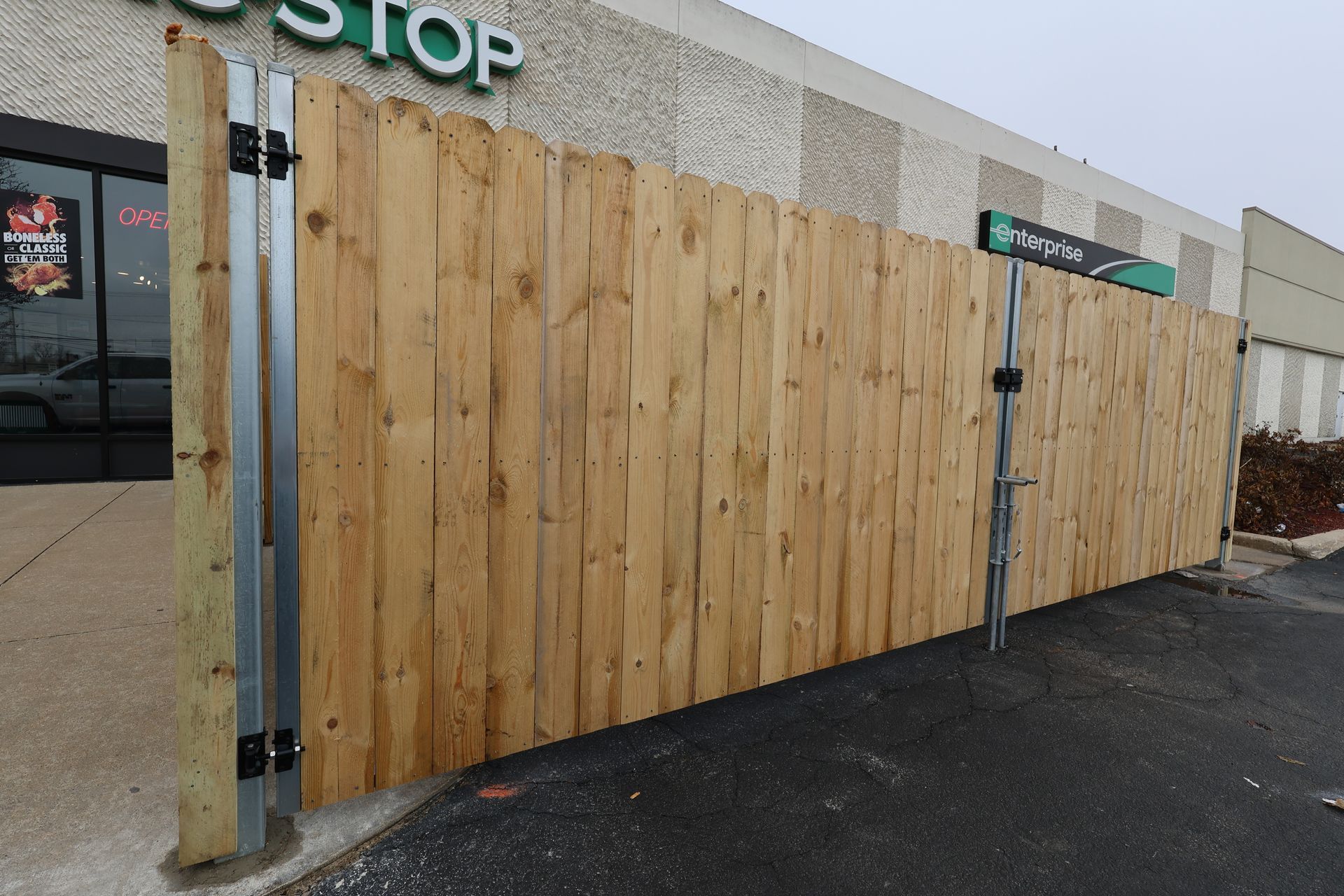 commercial dumpster enclosure installation Illinois