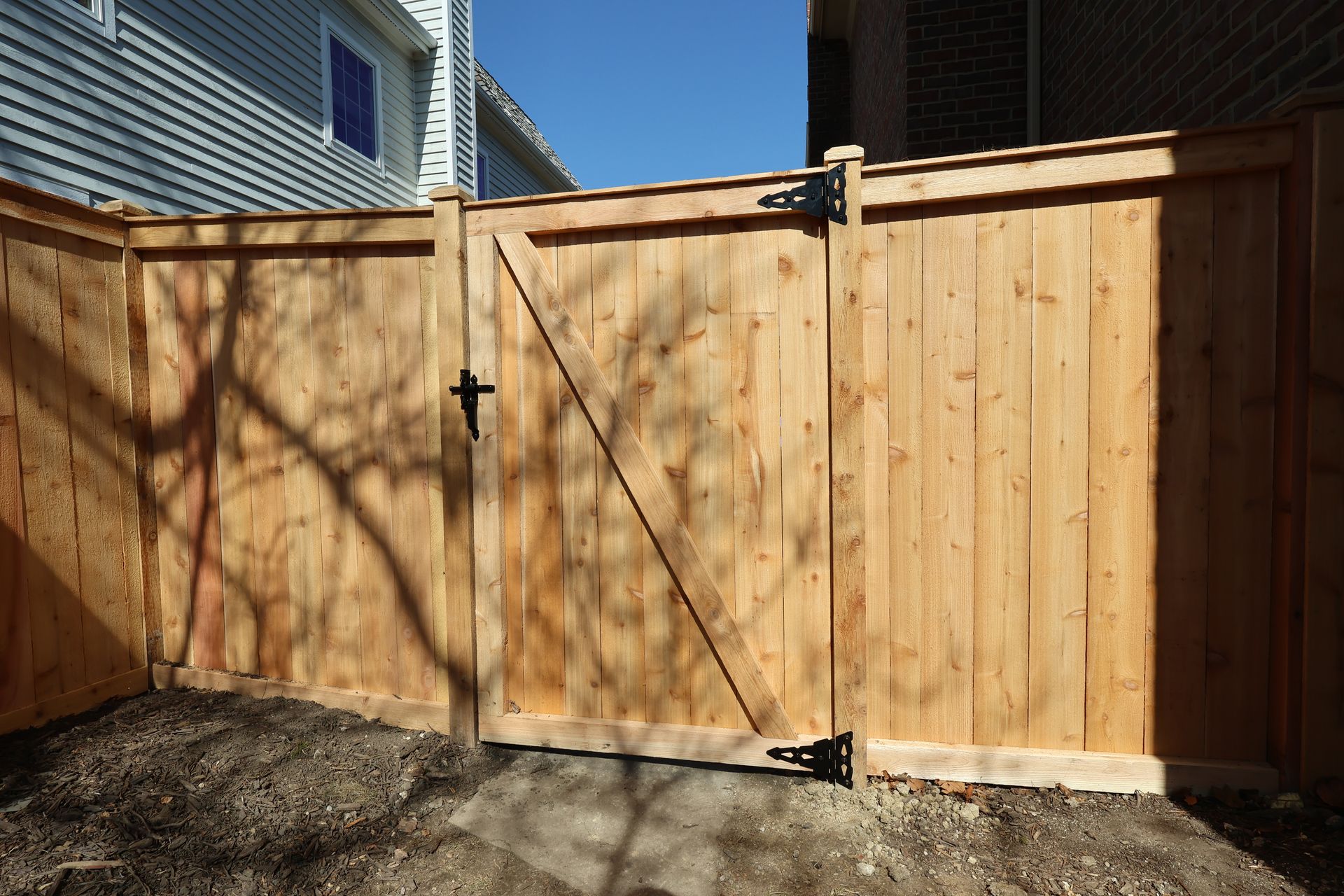 cedar fence installation Illinois