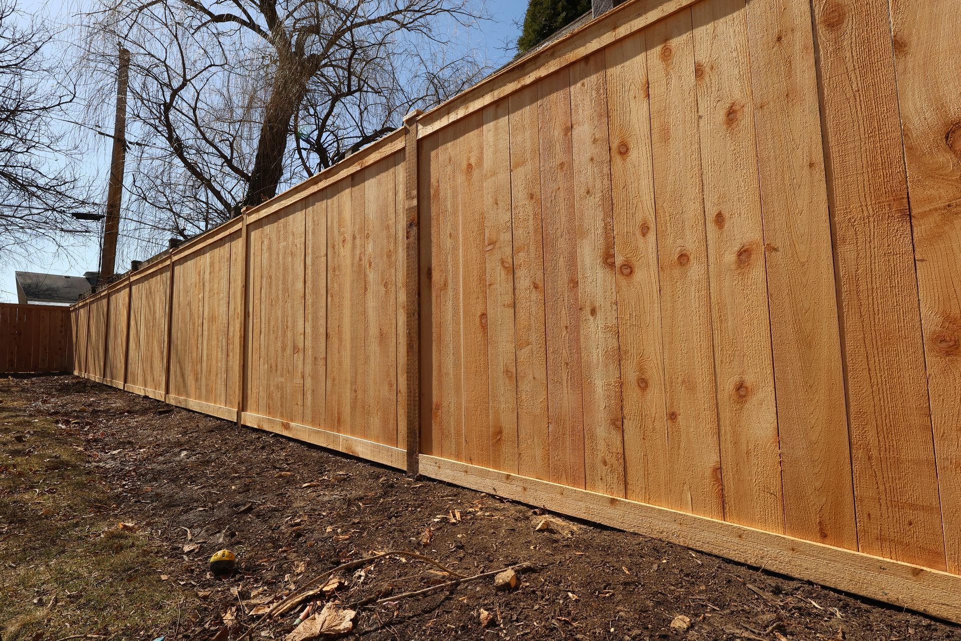 cedar fence installation Illinois