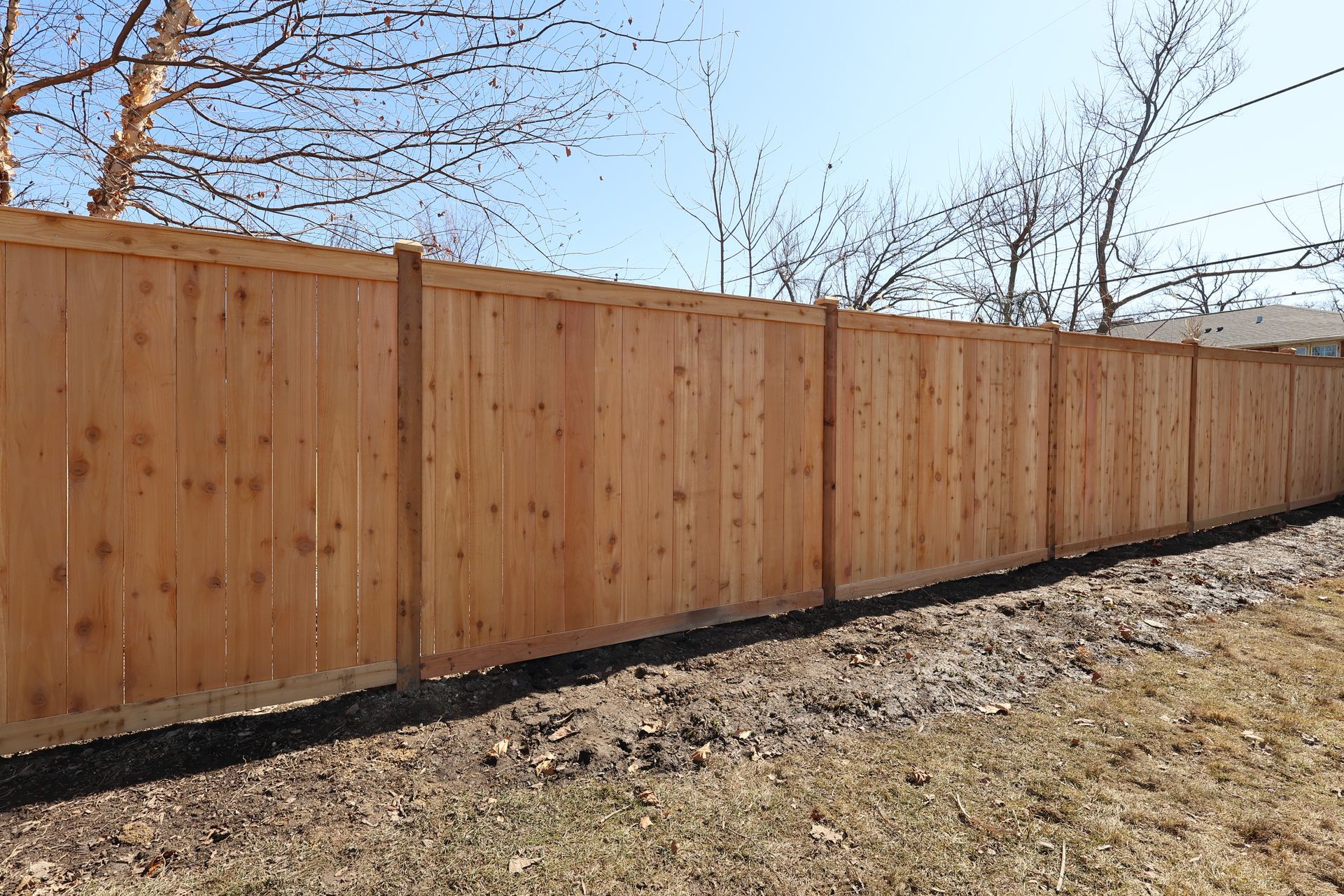 cedar fence installation Illinois