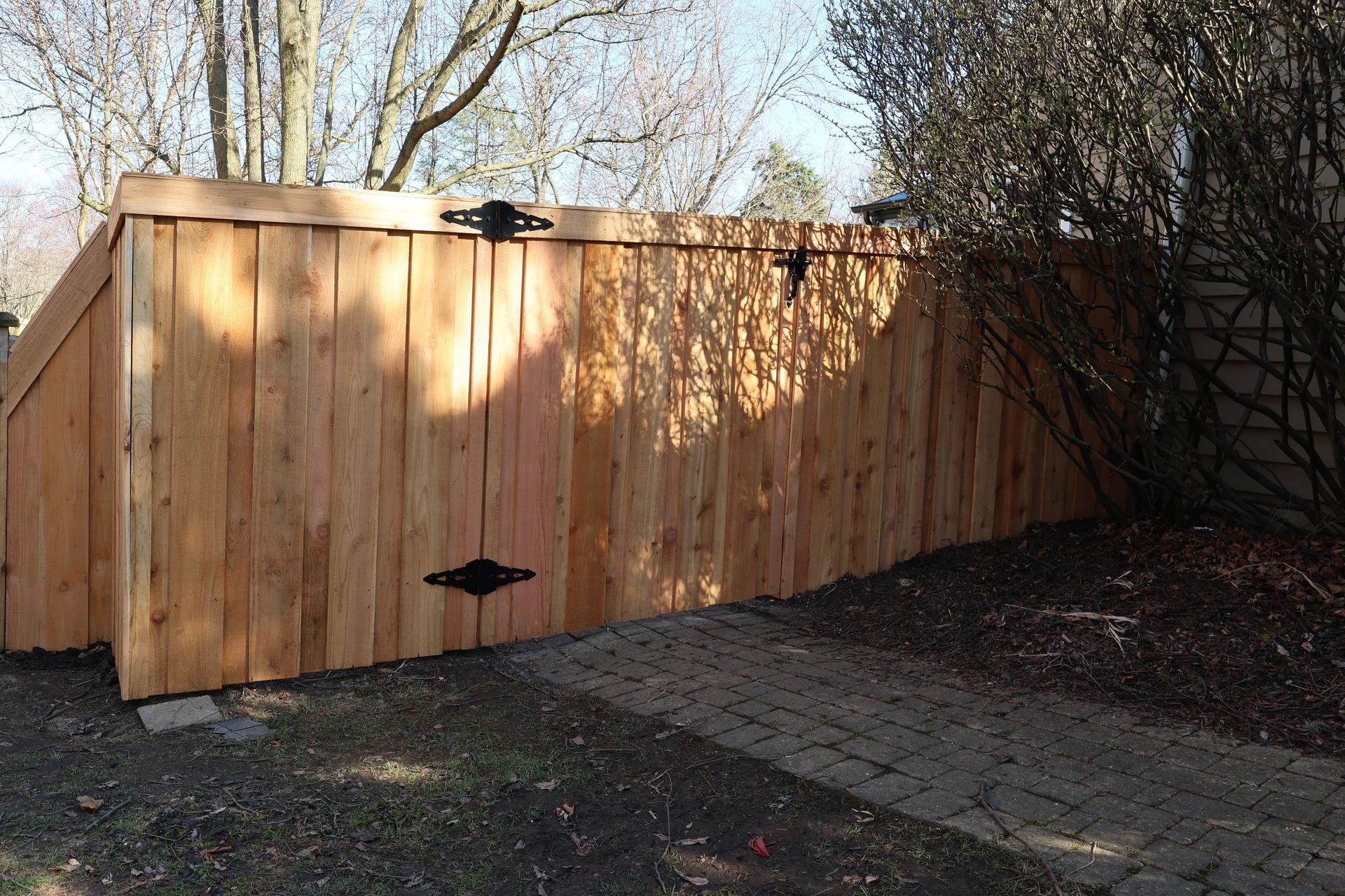 cedar fence installation Illinois