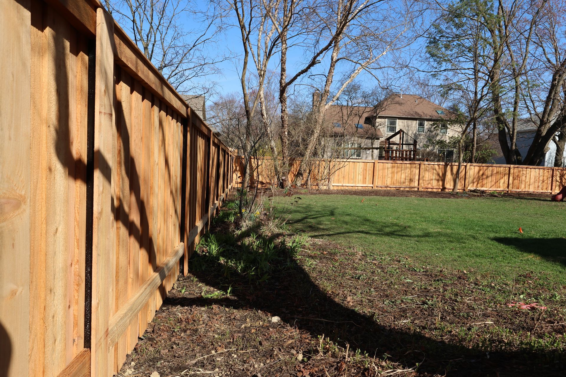 cedar fence installation Illinois