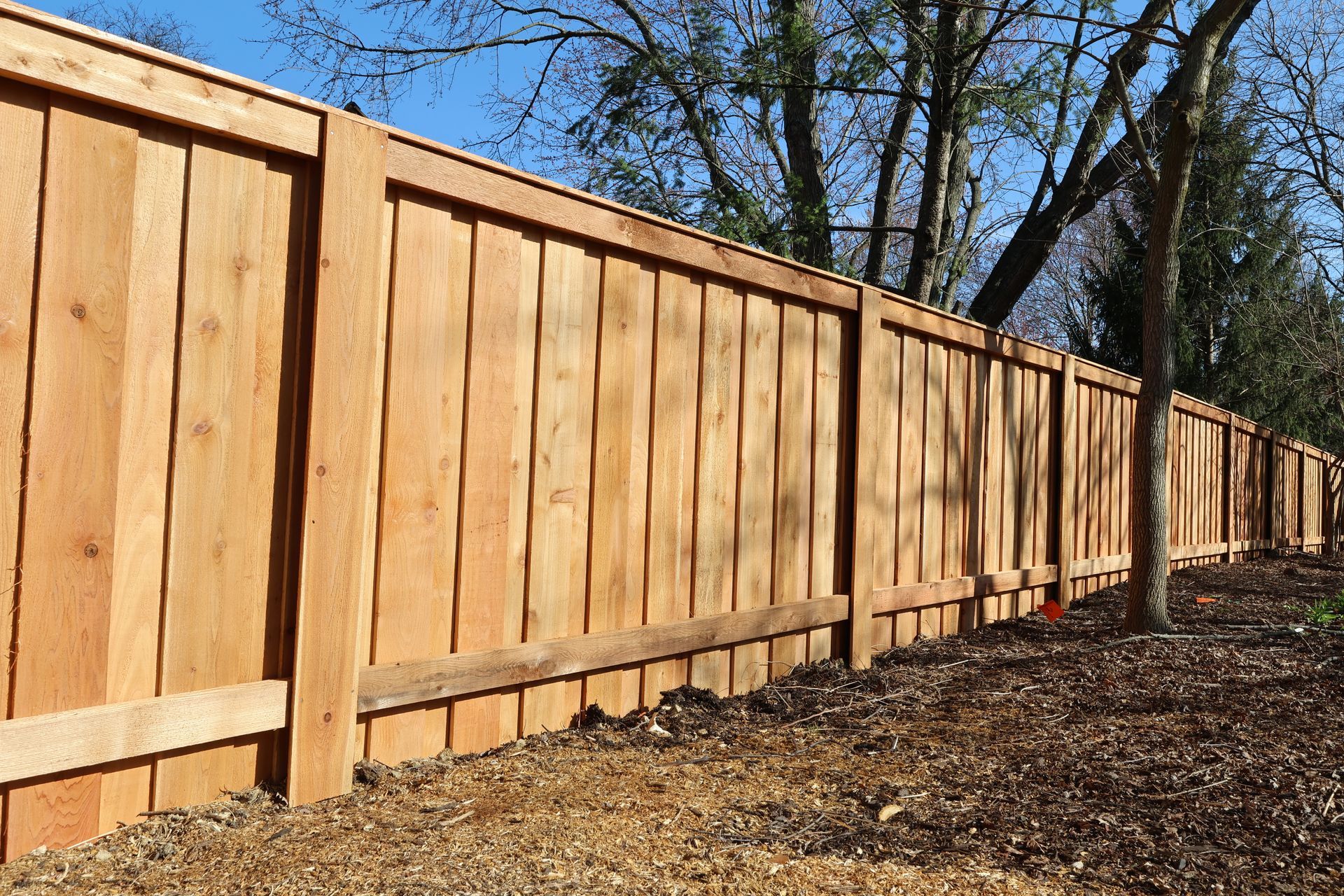 cedar fence installation Illinois