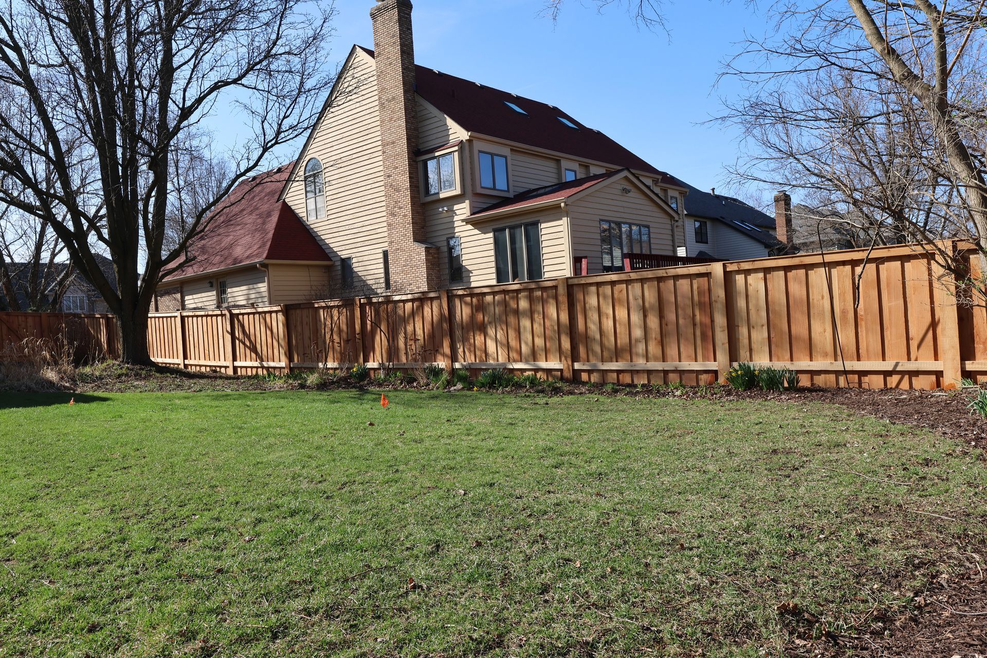 cedar fence installation Illinois