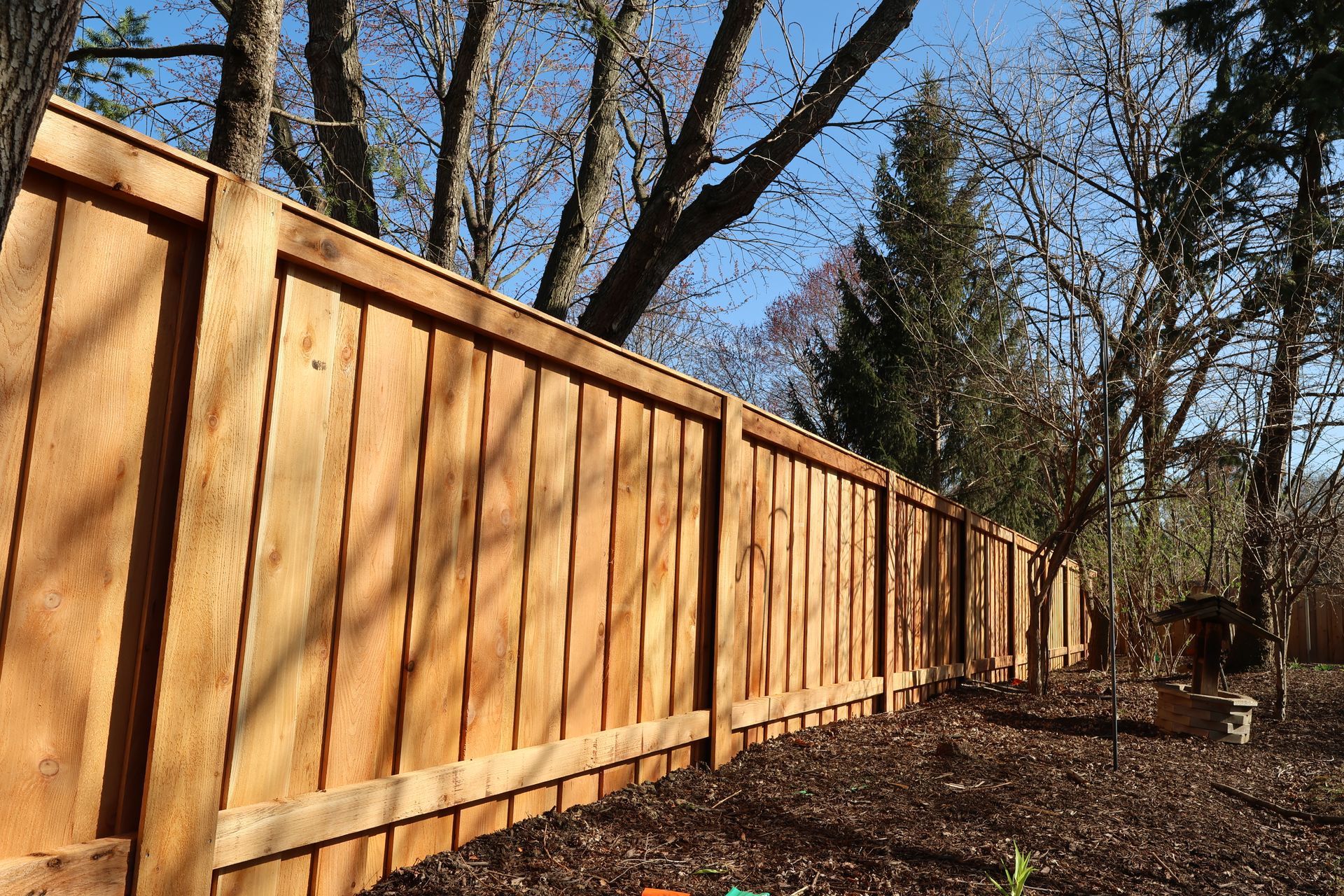 cedar fence installation Illinois