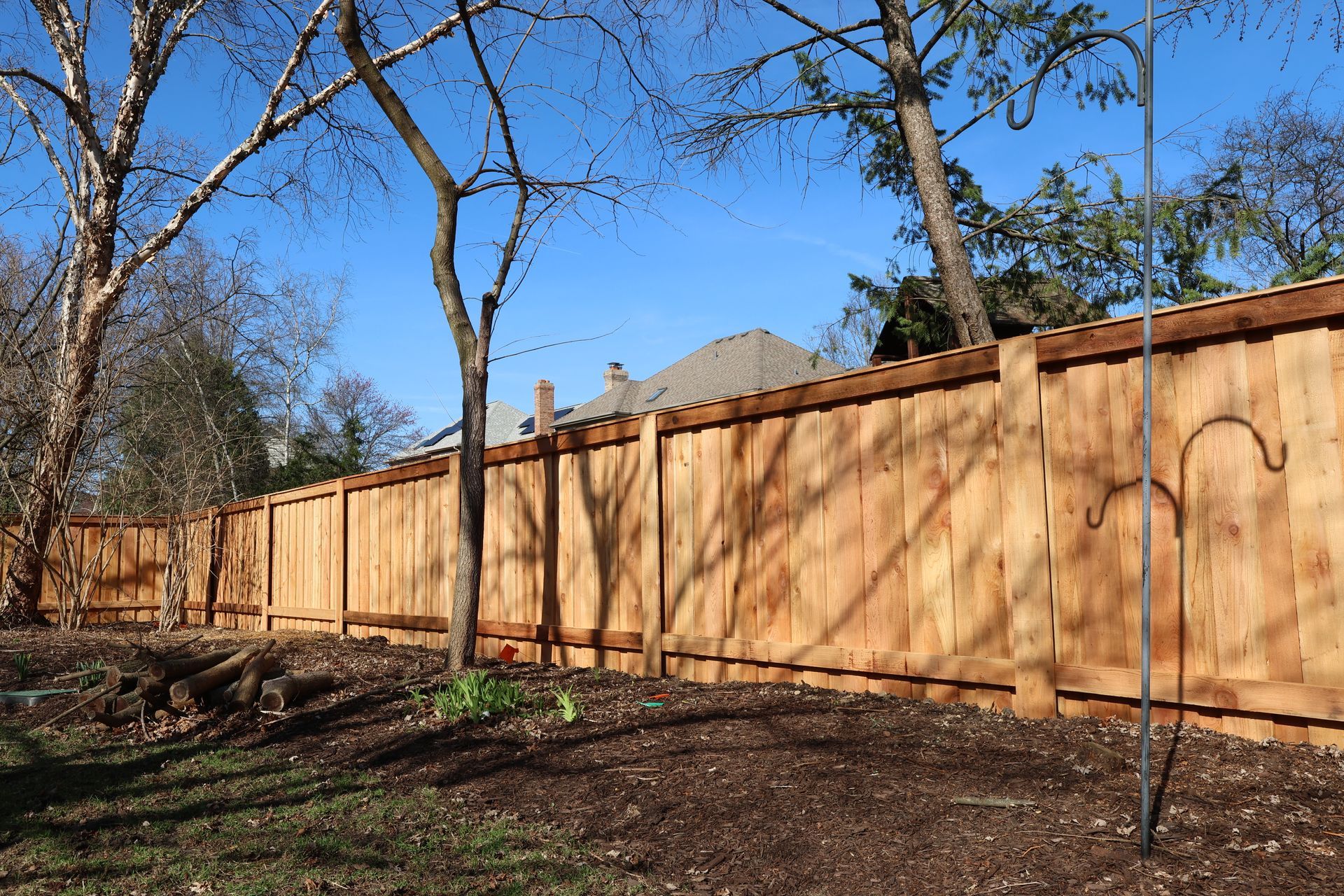 cedar fence installation Illinois