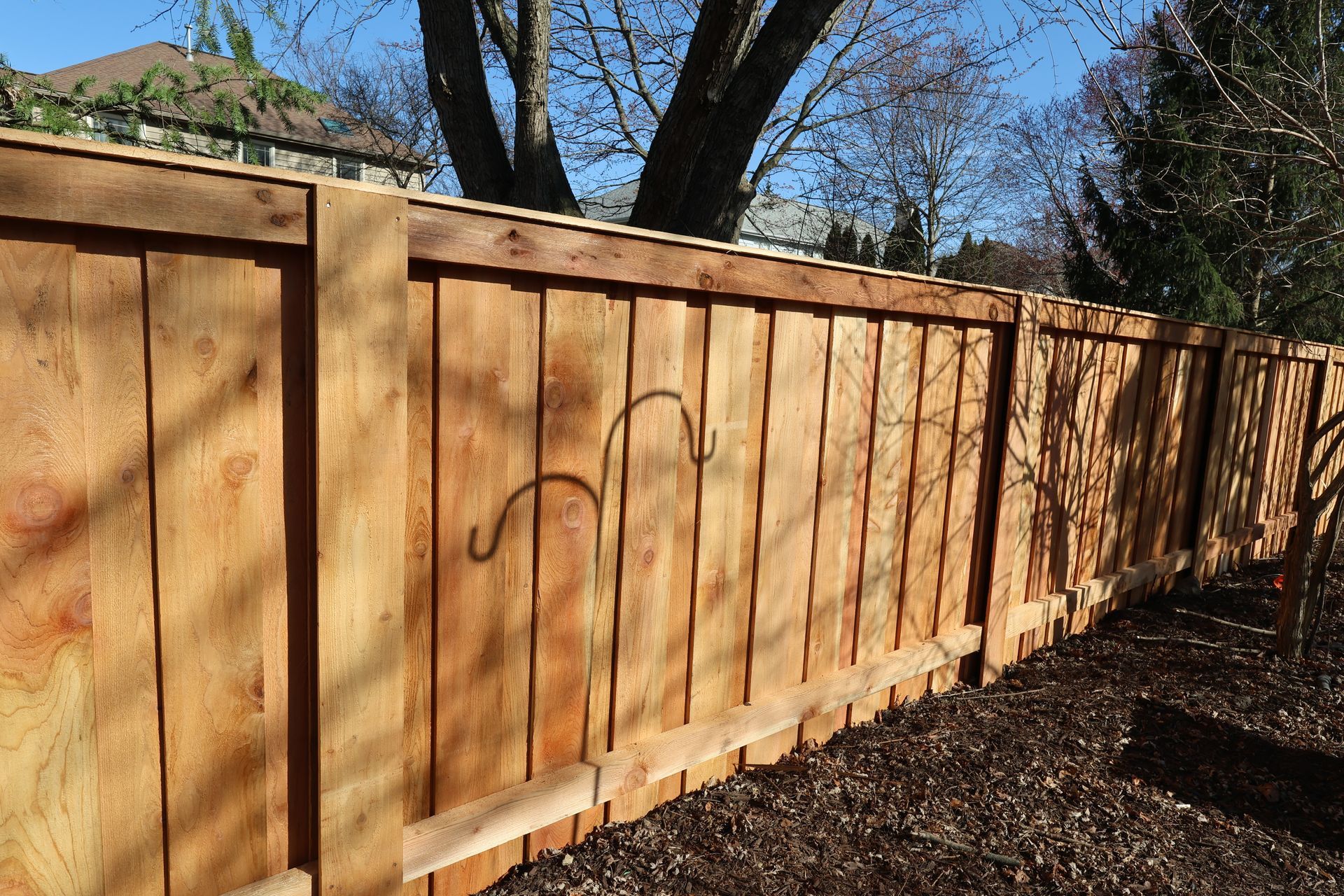 cedar fence installation Illinois