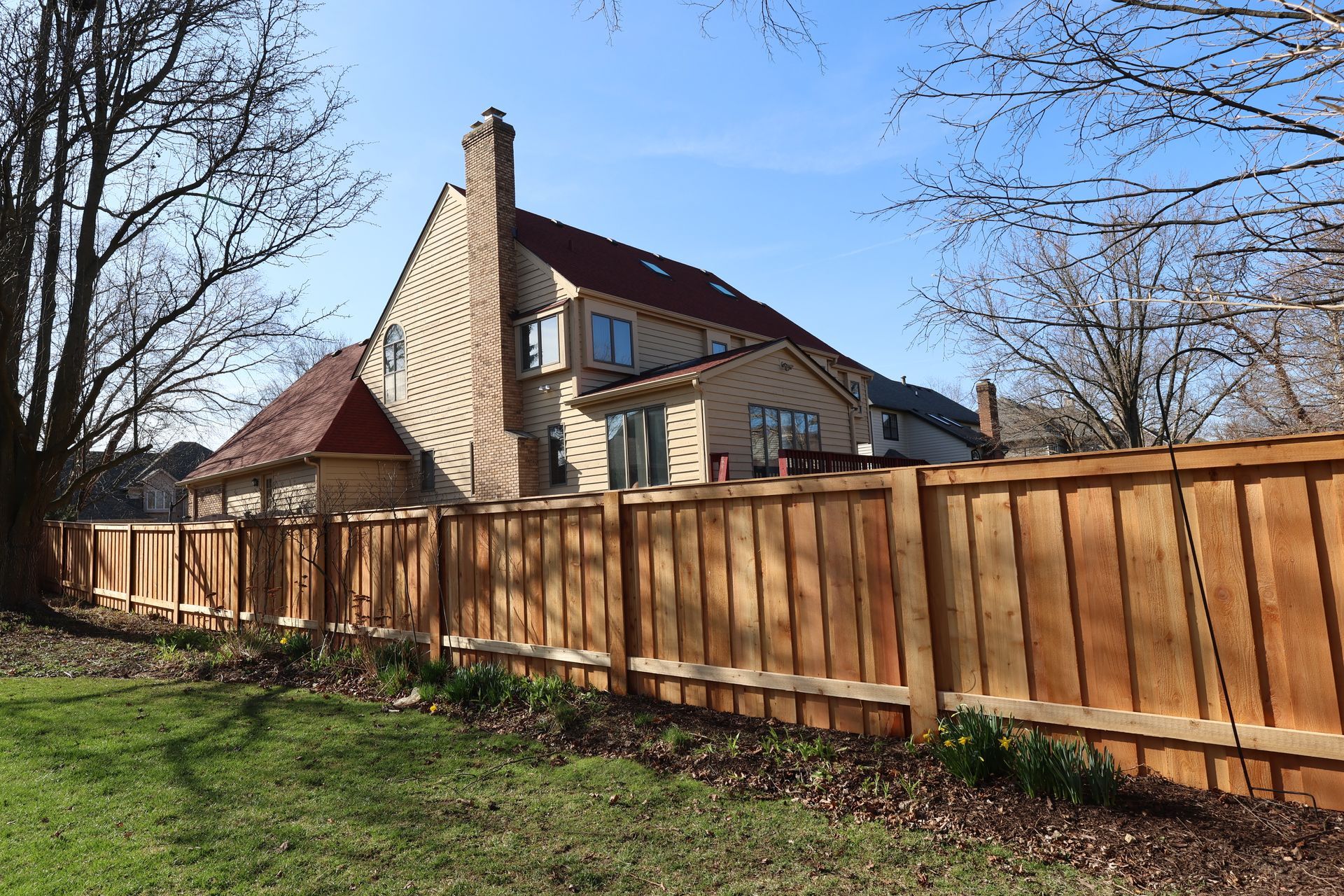cedar fence installation Illinois