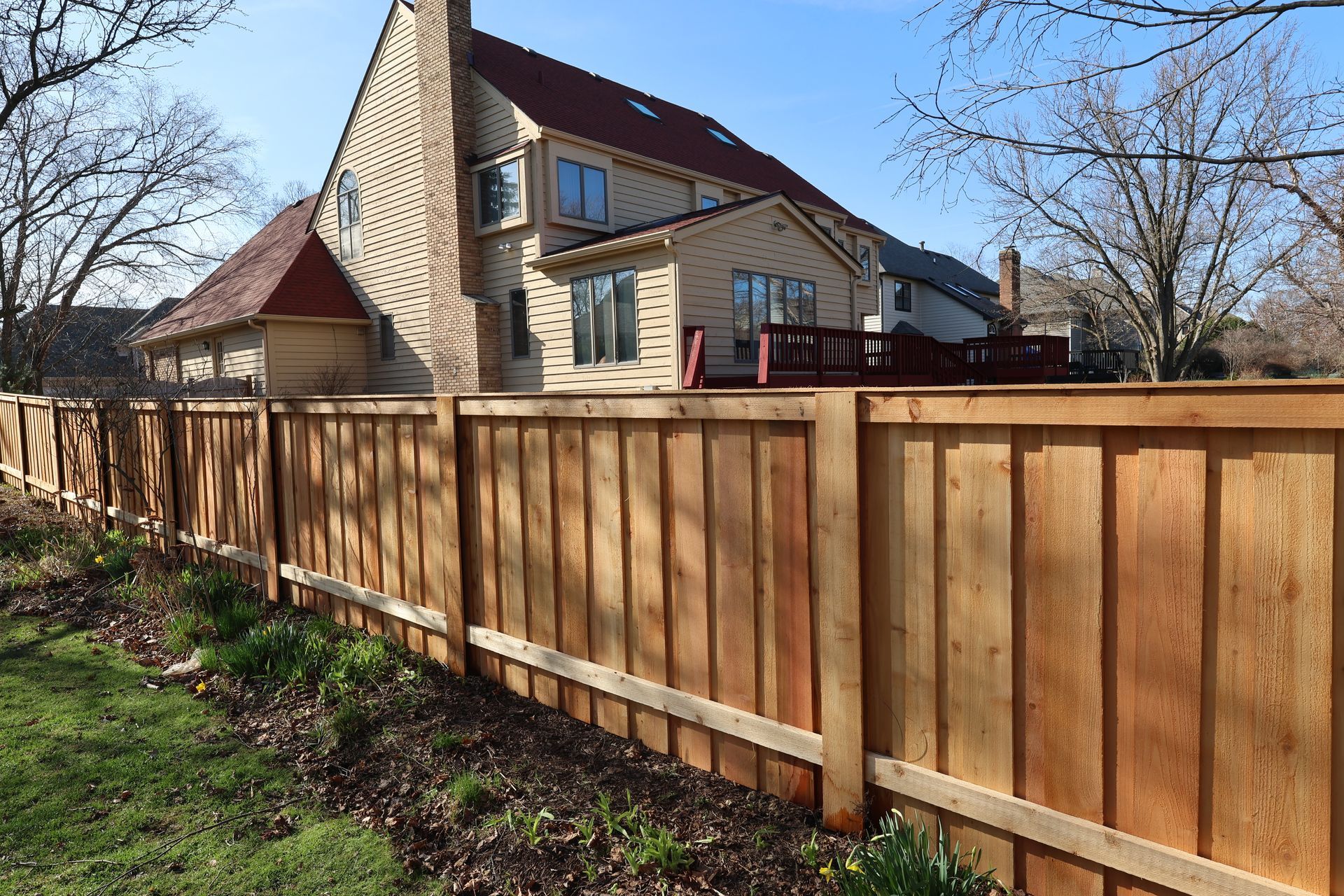 cedar fence installation Illinois
