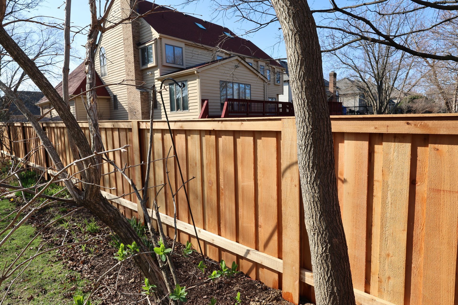 cedar fence installation Illinois