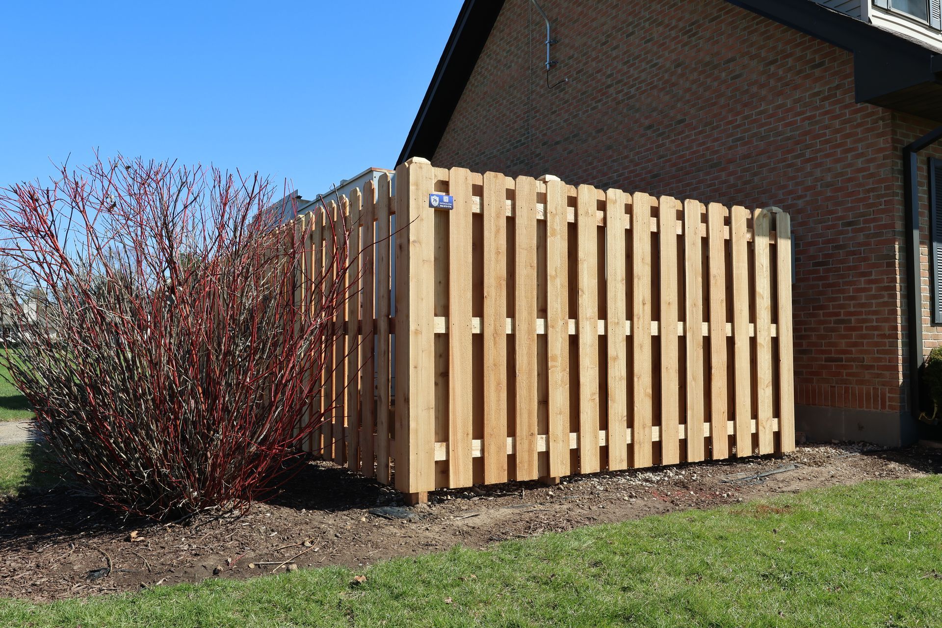cedar fence installation Illinois