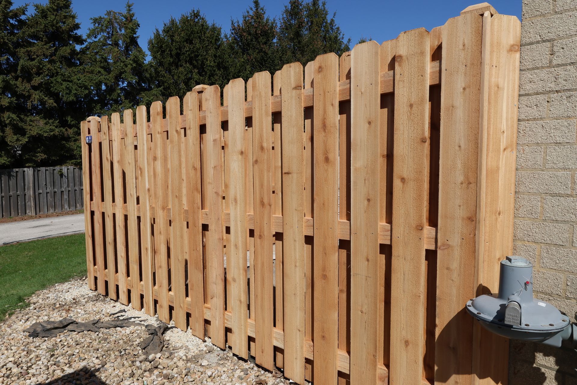 cedar fence installation Illinois