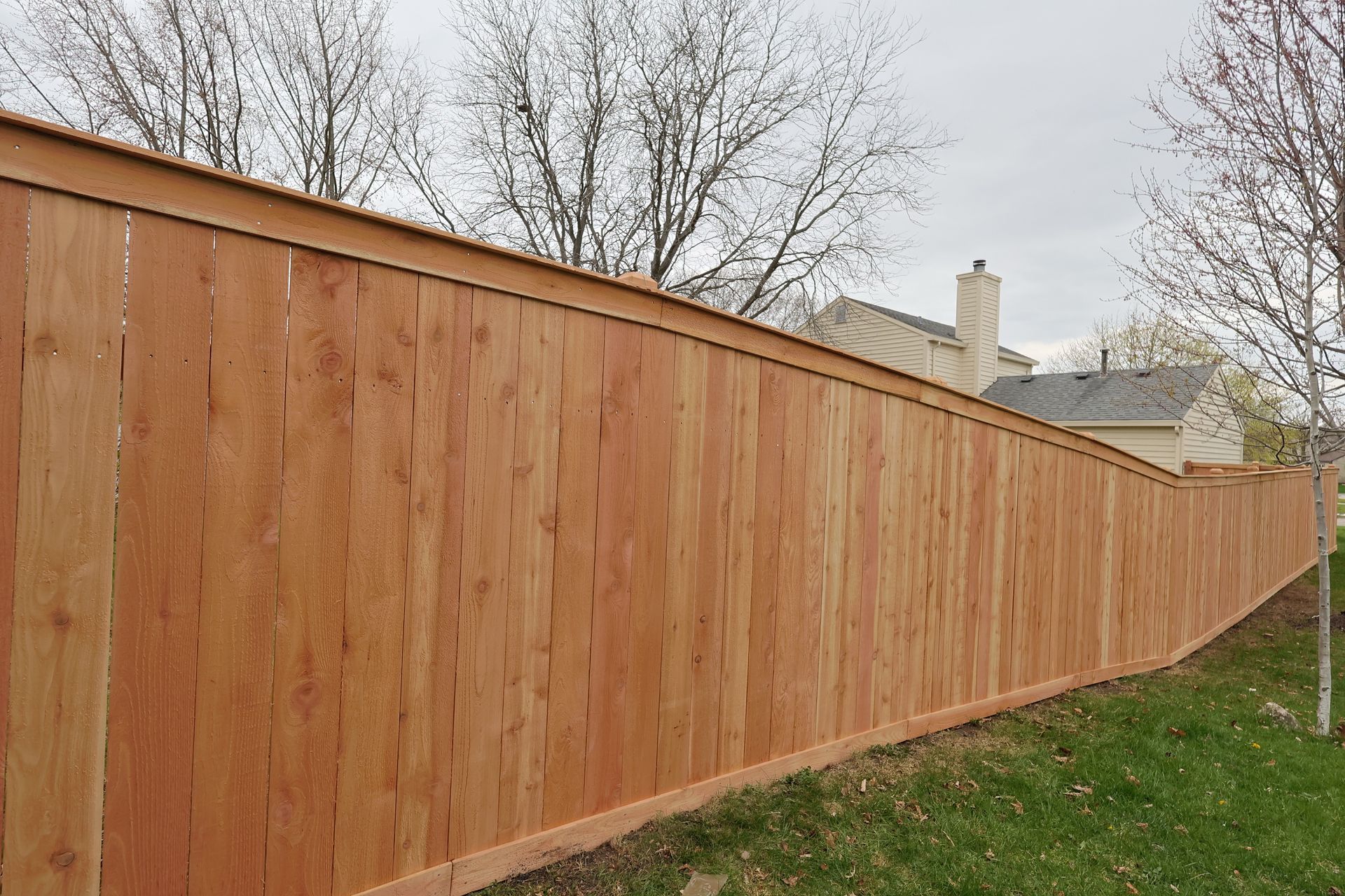 cedar fence installation Illinois