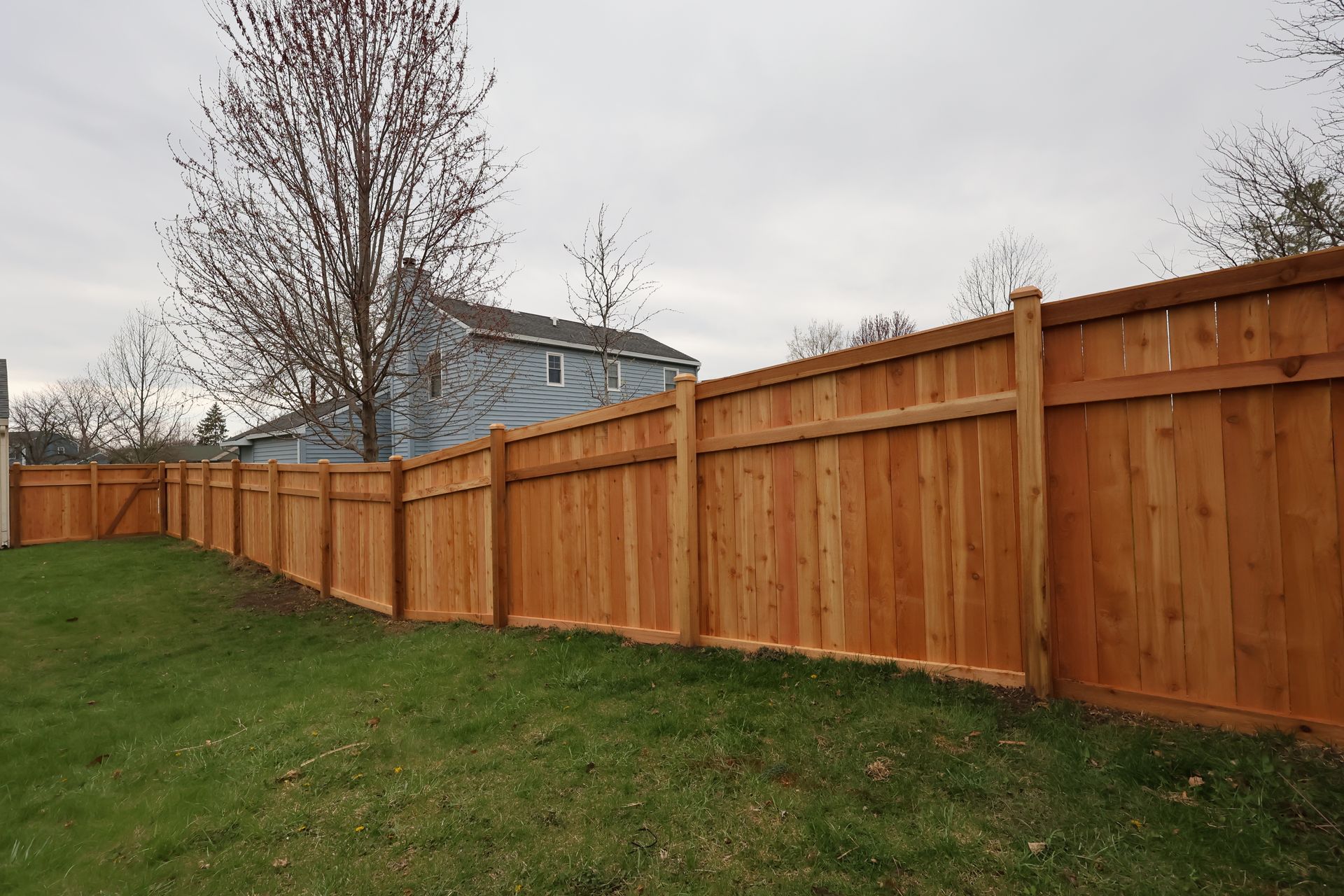 cedar fence installation Illinois