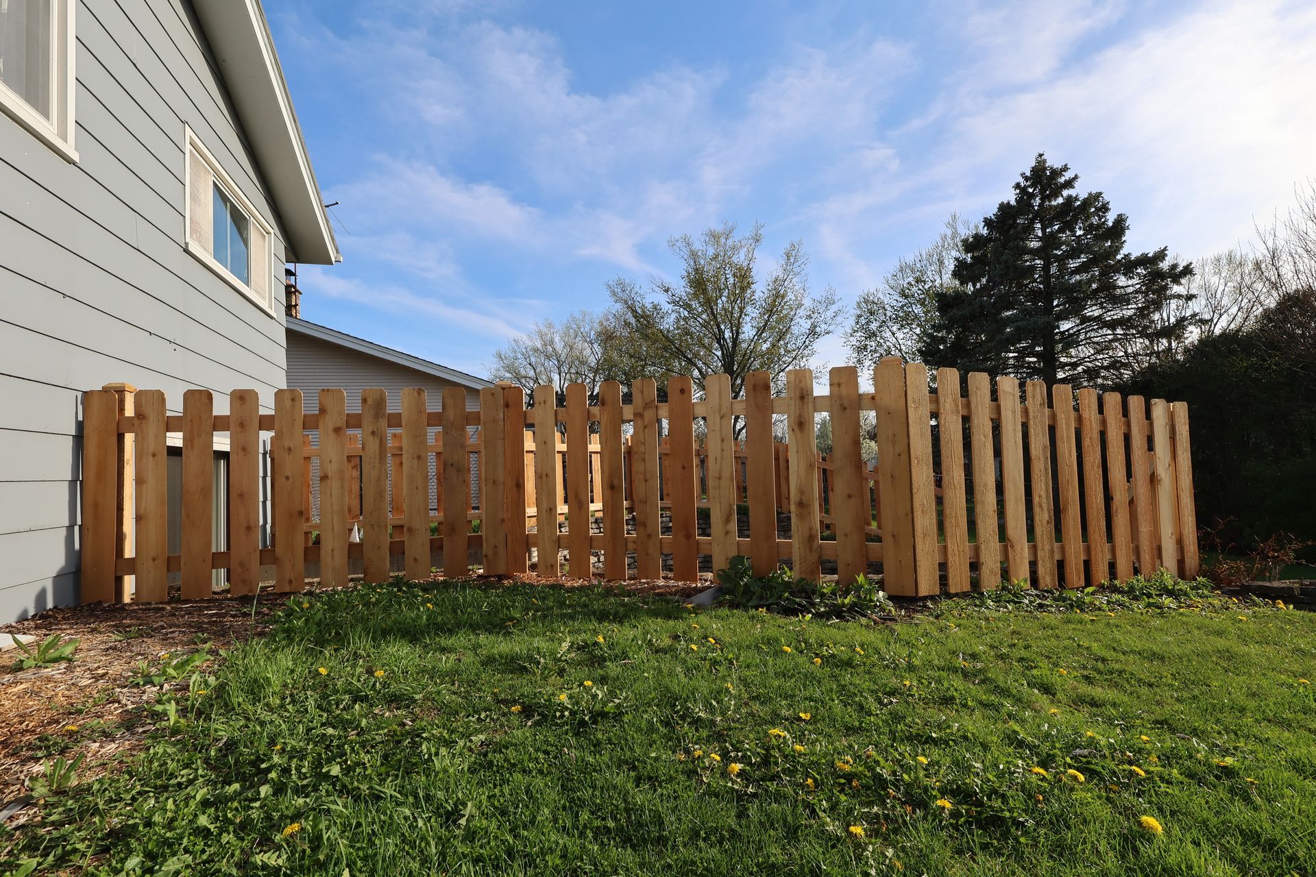 cedar fence installation Illinois