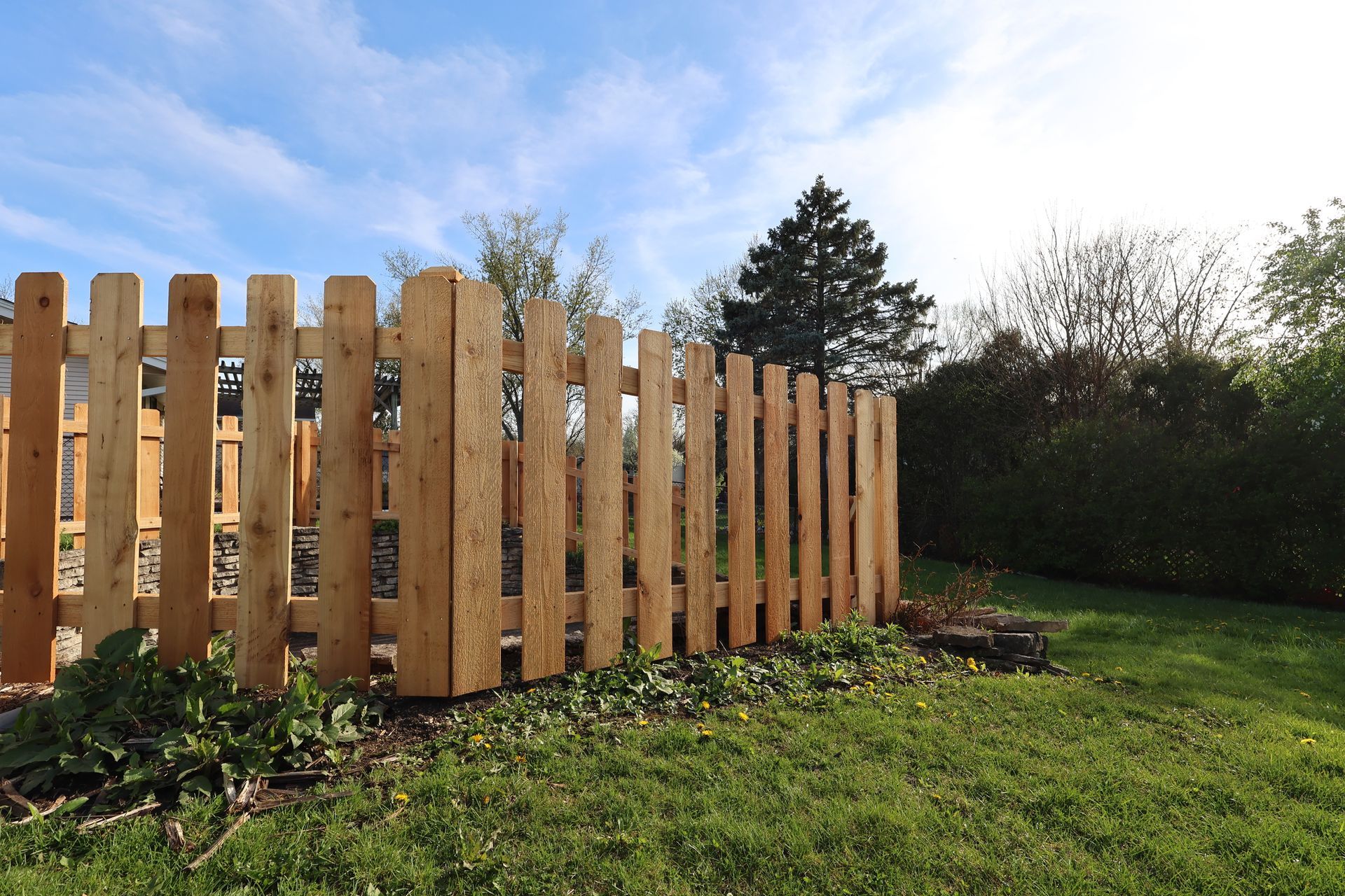cedar fence installation Illinois