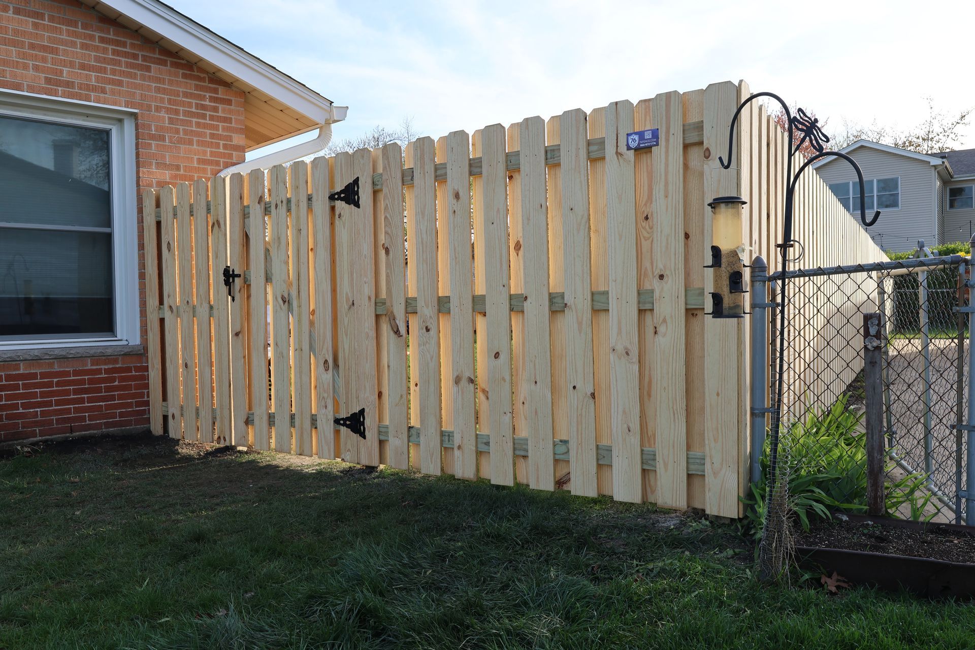 treated pine fence installation Illinois
