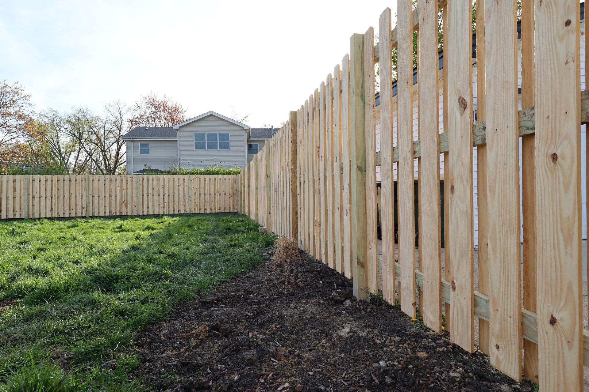 treated pine fence installation Illinois