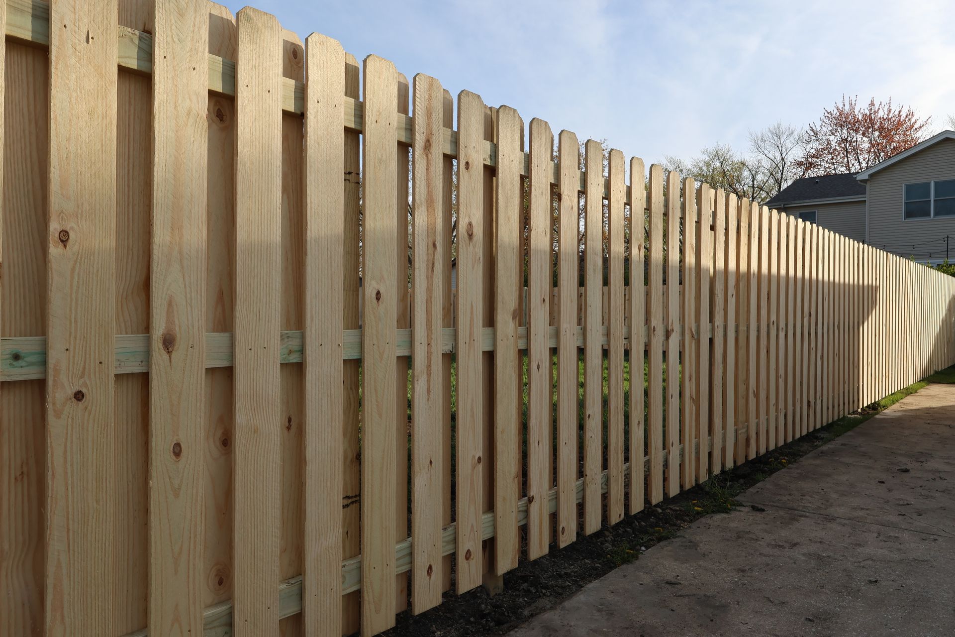 wood fence installation Illinois