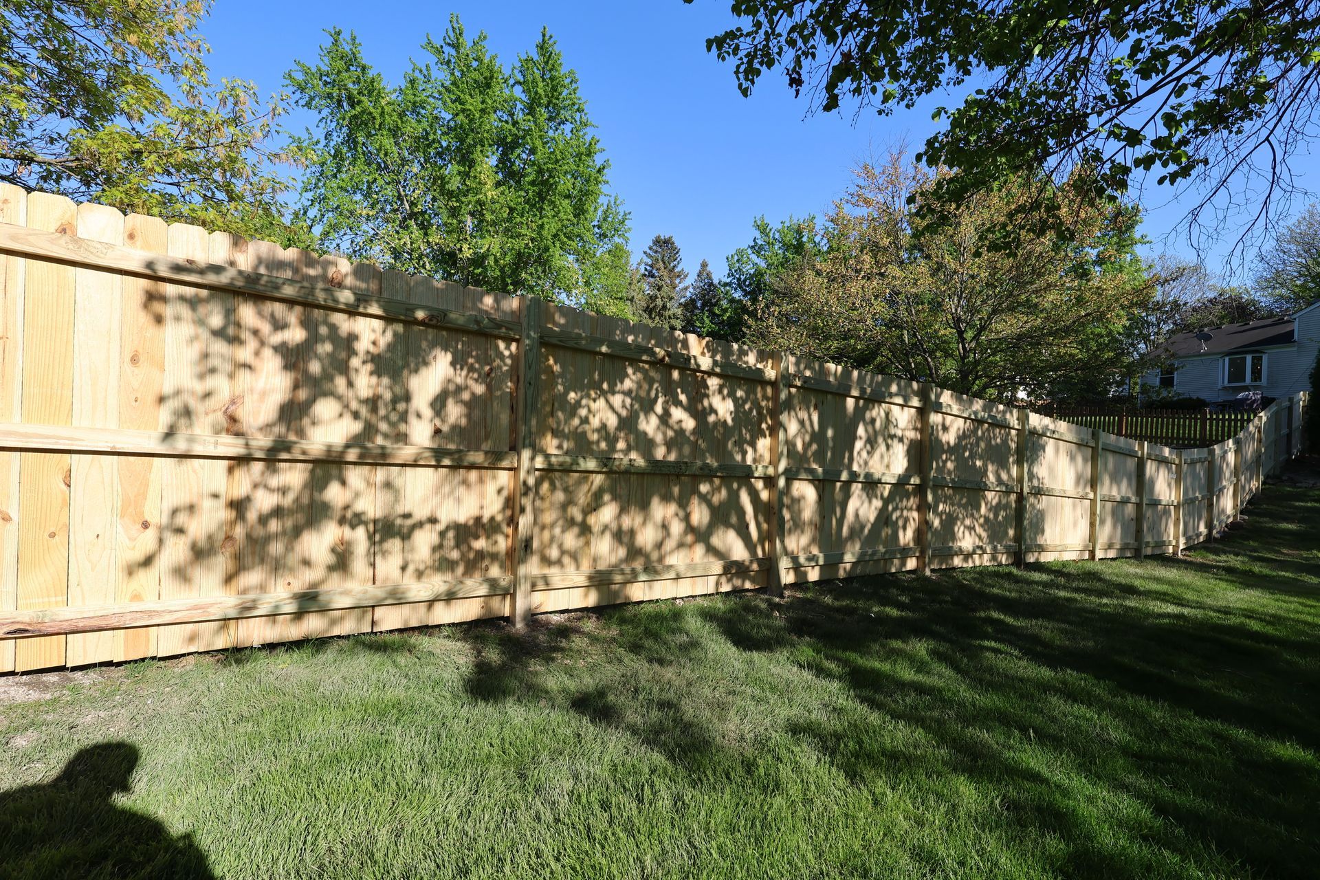 treated pine fence installation Illinois