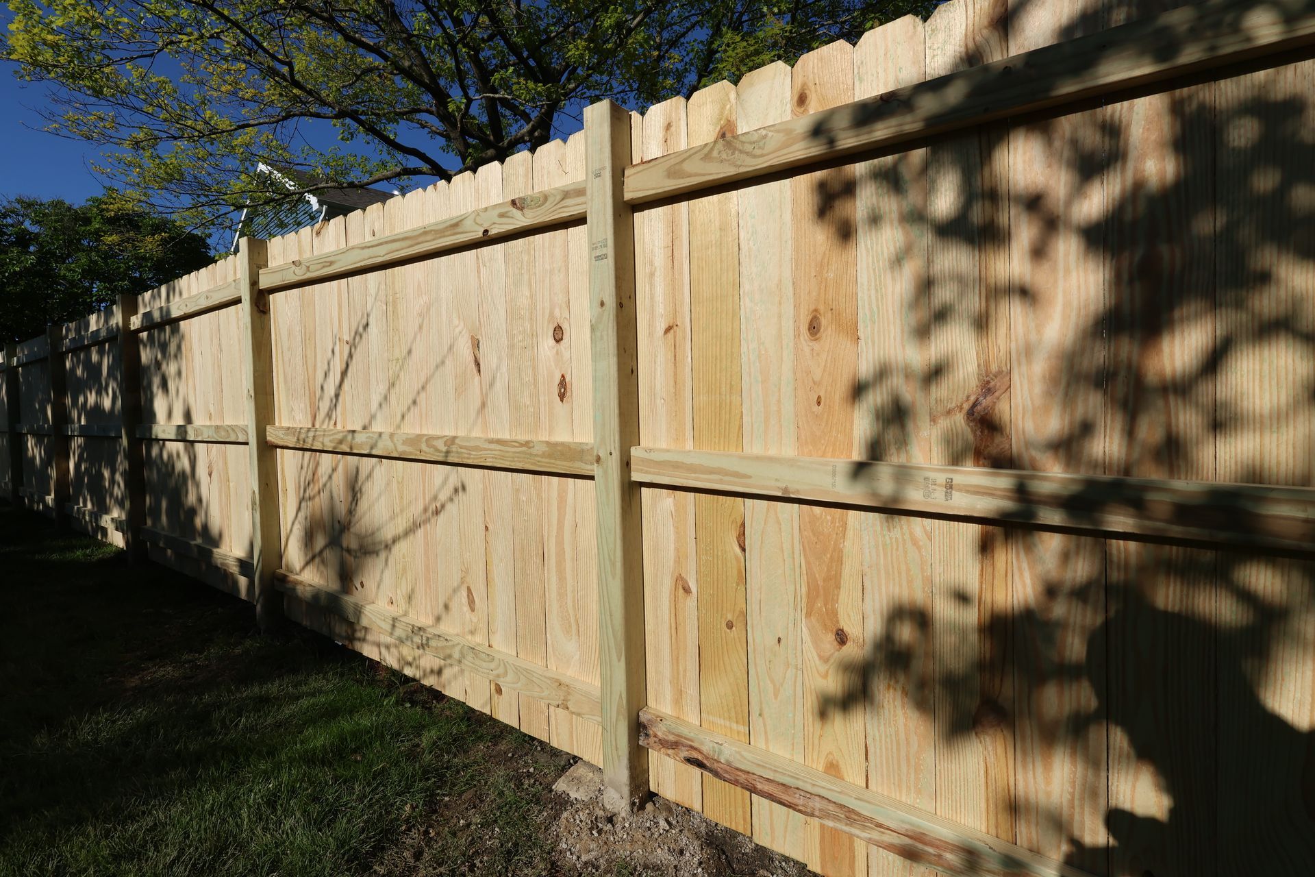 treated pine fence installation Illinois
