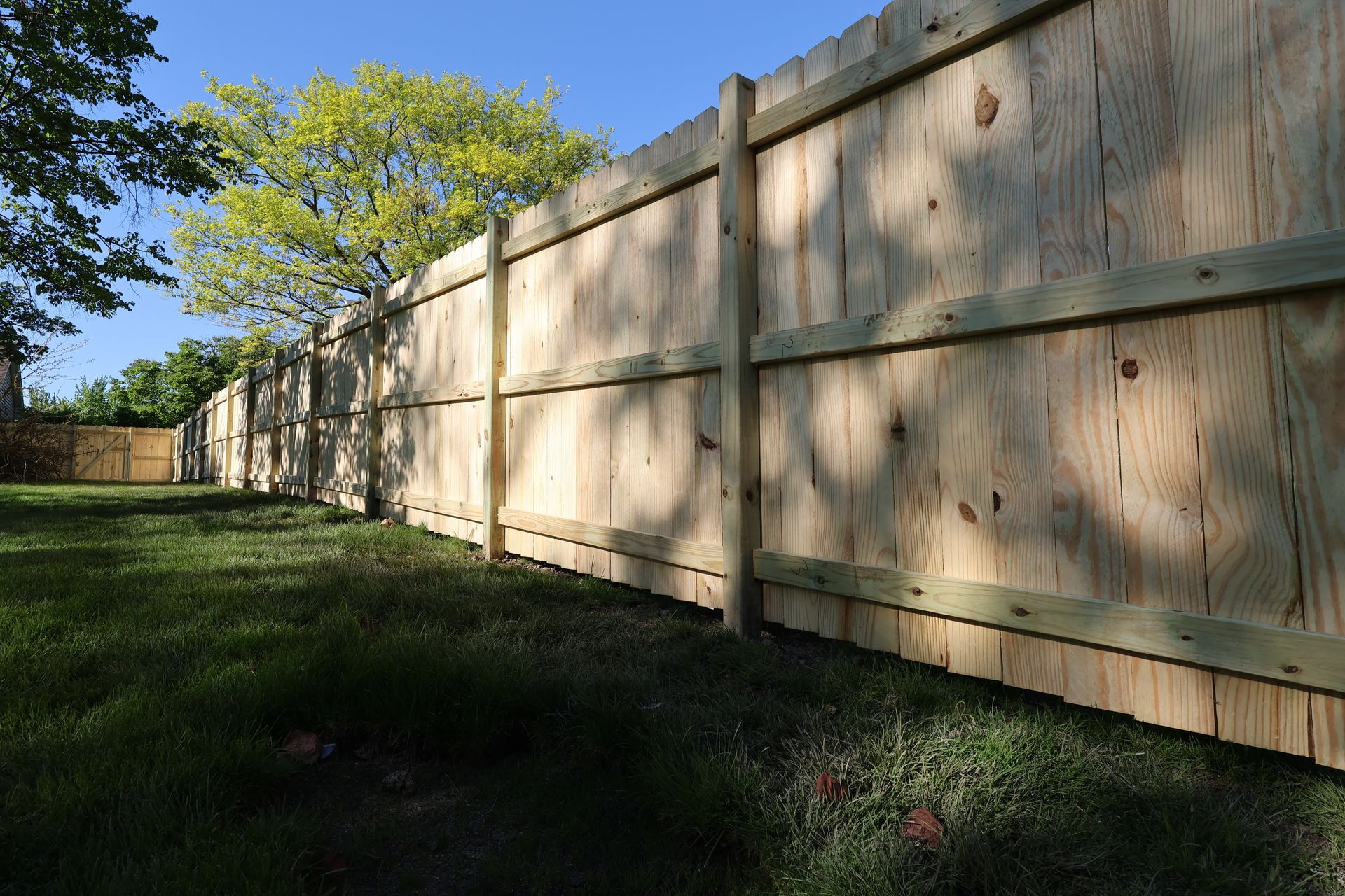 treated pine fence installation Illinois