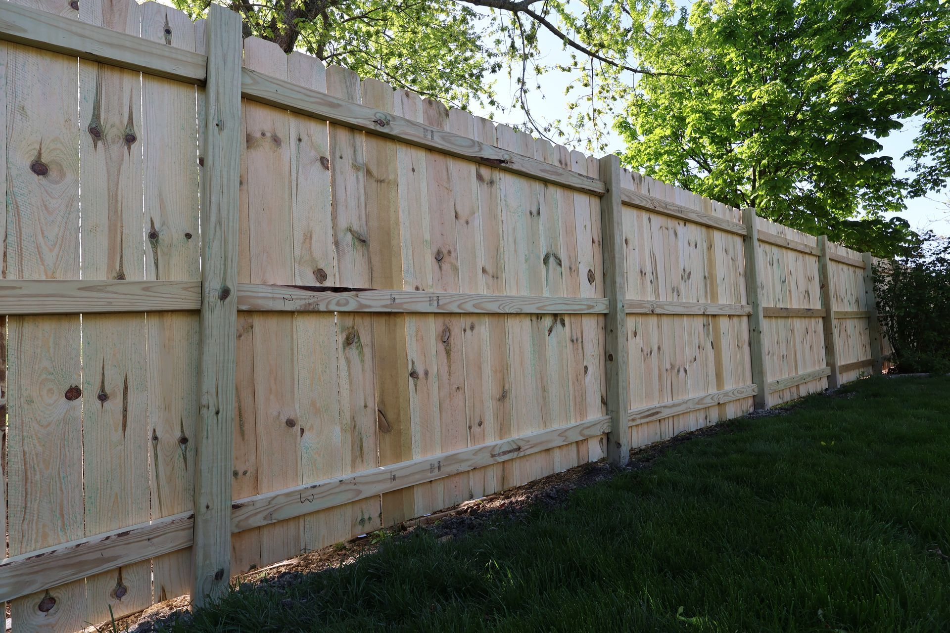 treated pine fence installation Illinois