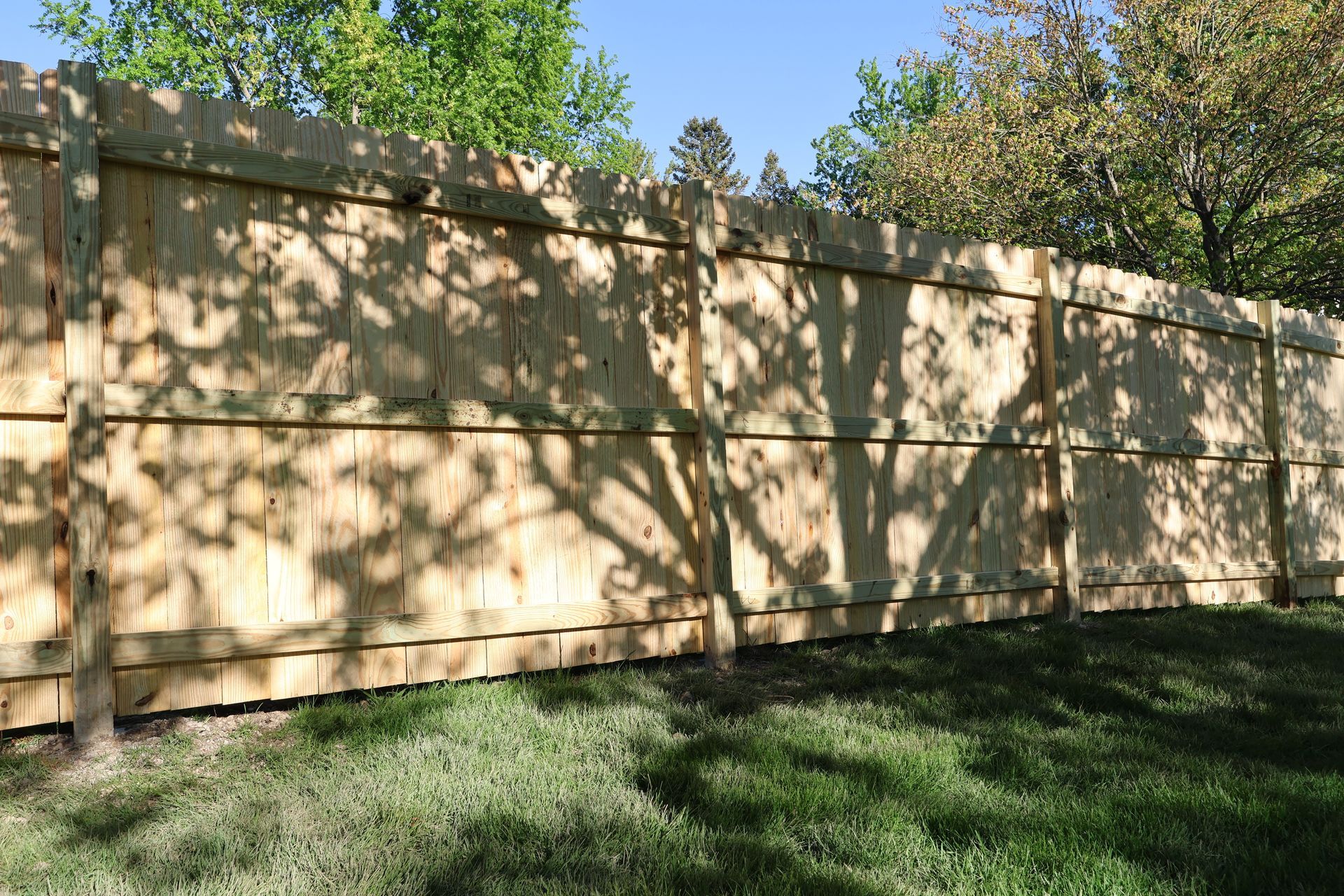treated pine fence installation Illinois