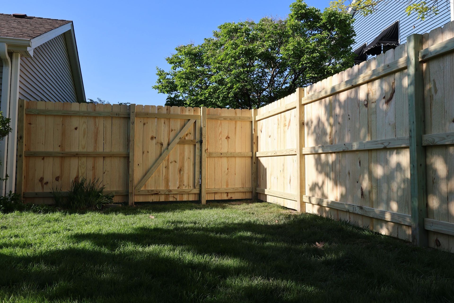 treated pine fence installation Illinois