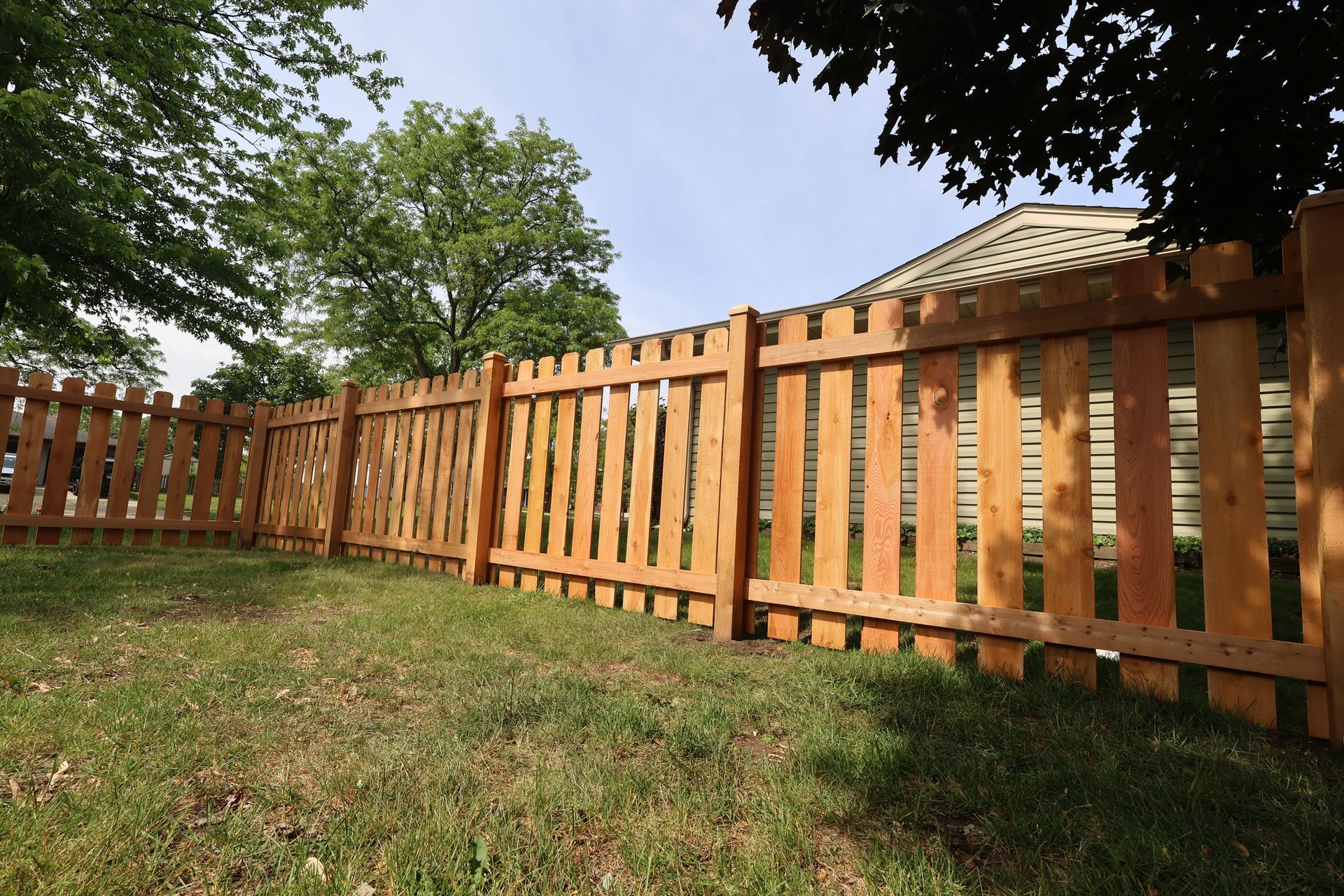 cedar fence installation Illinois