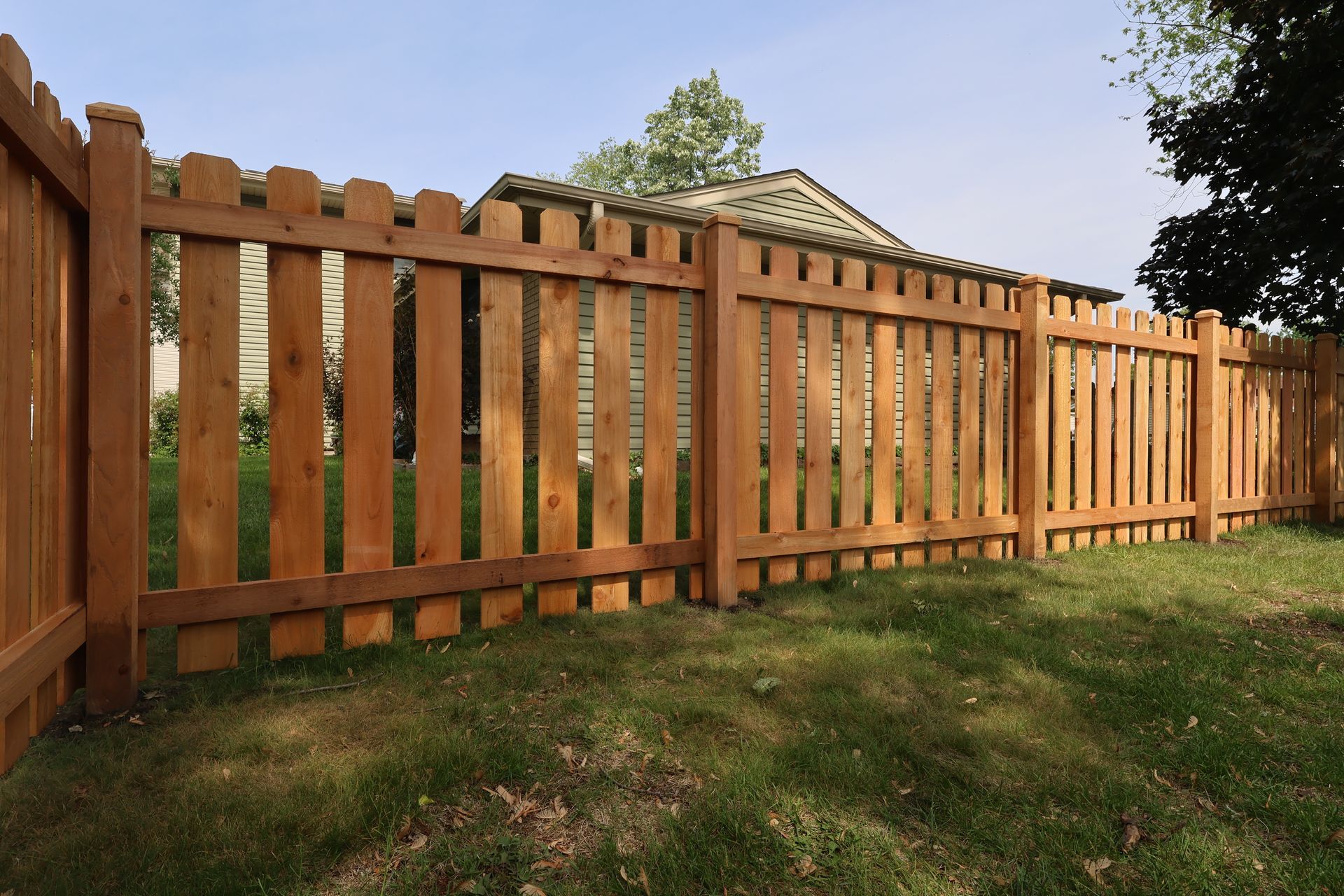 cedar fence installation Illinois