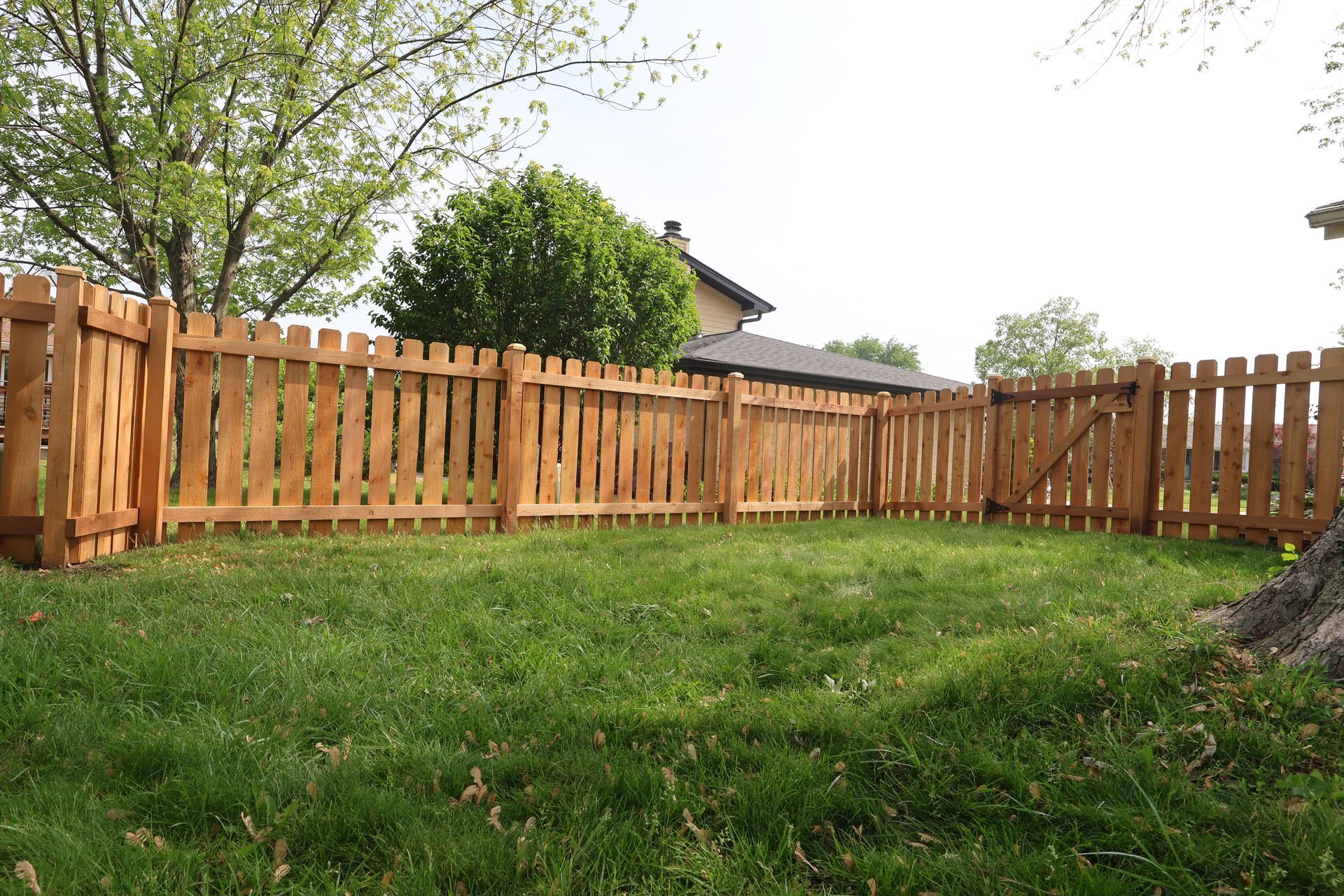 cedar fence installation Illinois