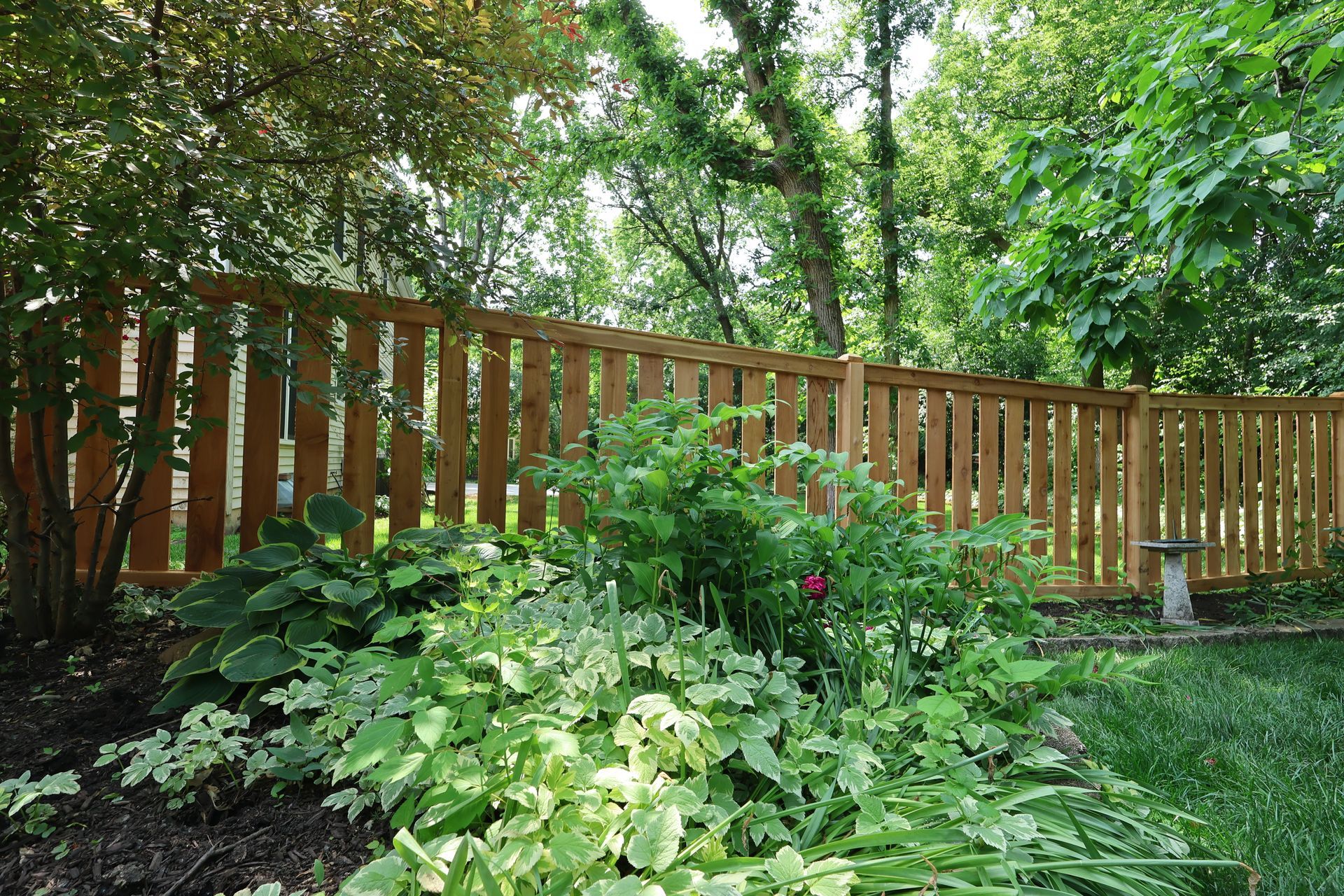 cedar fence installation Illinois