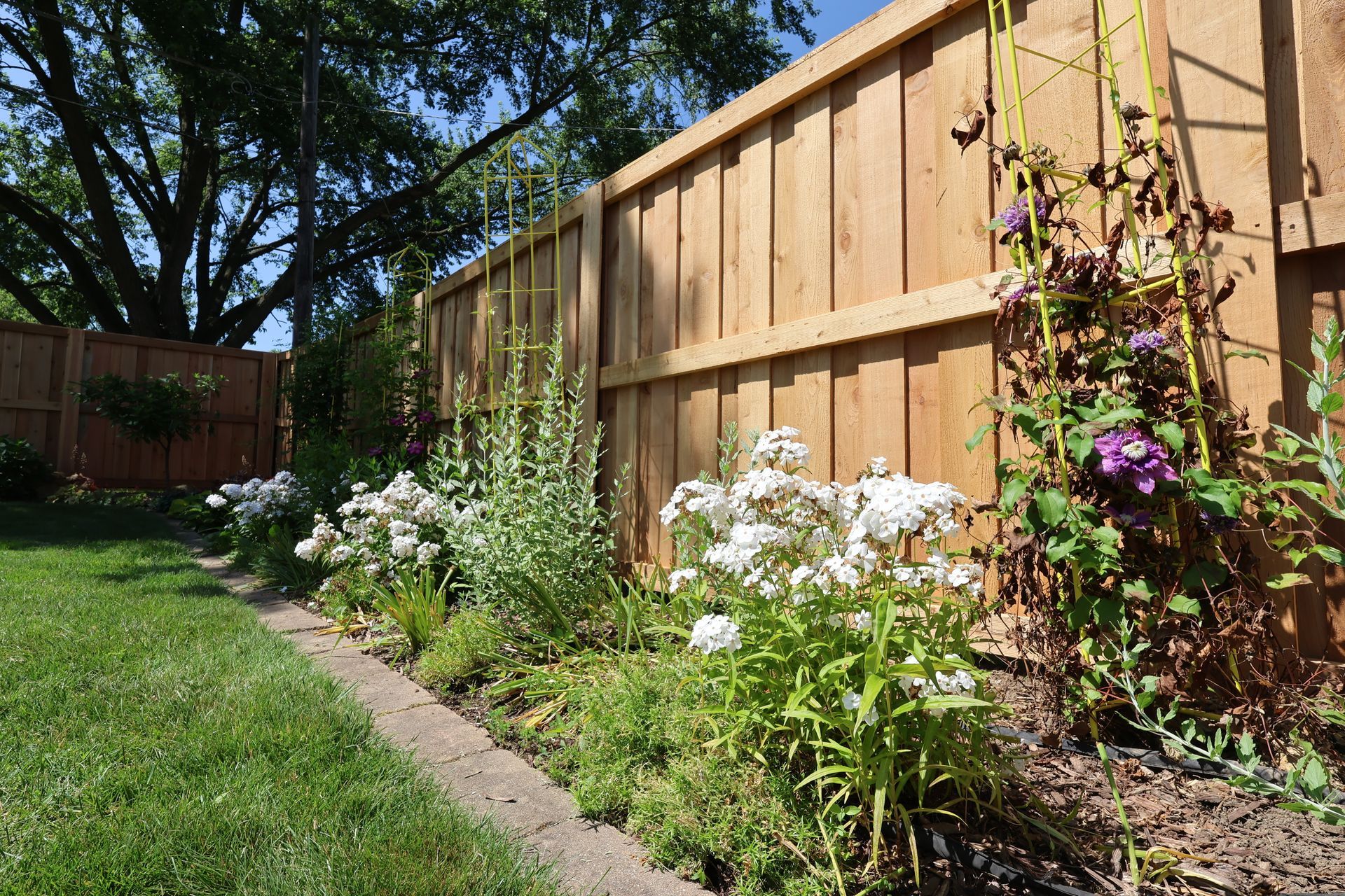 cedar fence installation Illinois