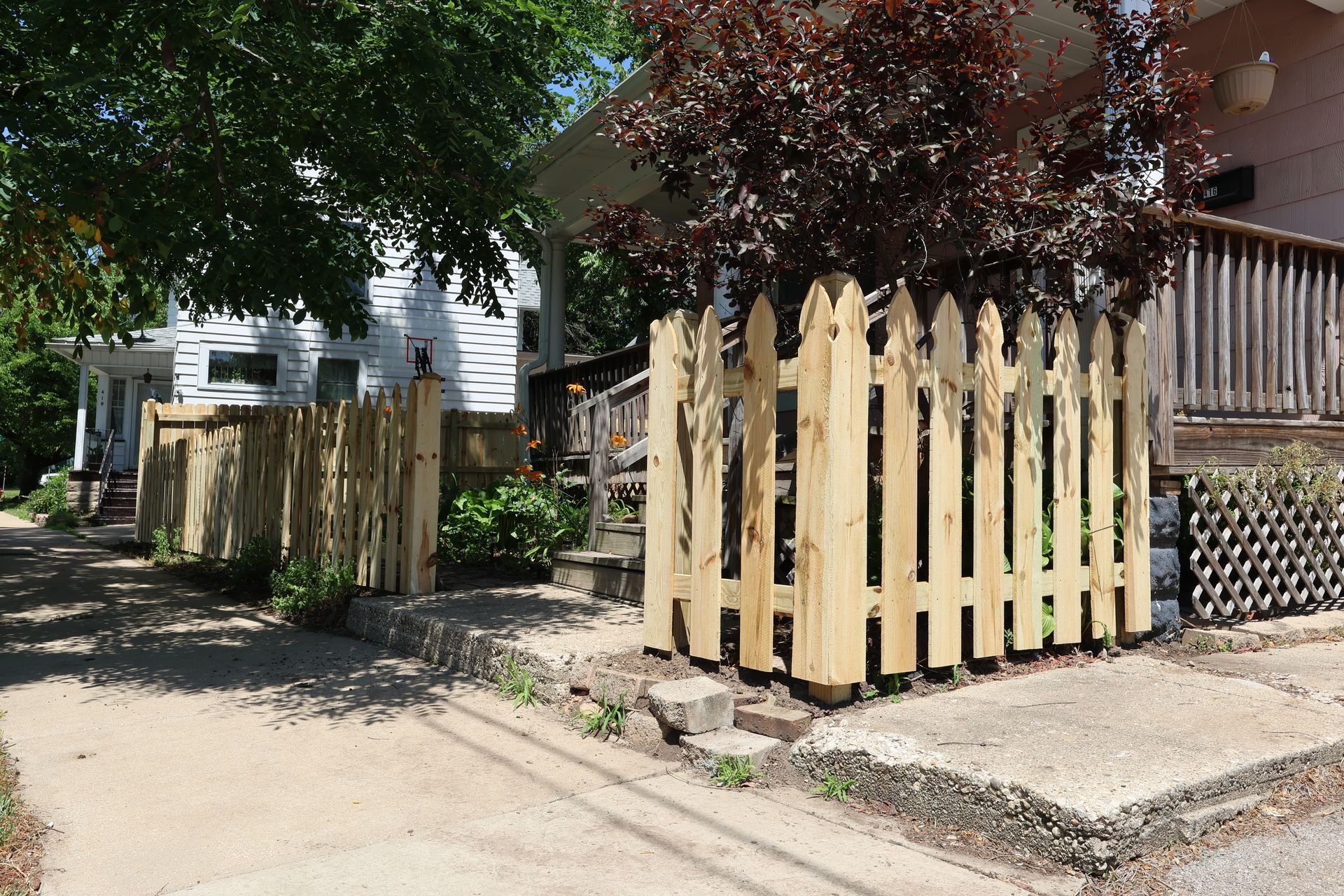 treated pine fence installation Illinois