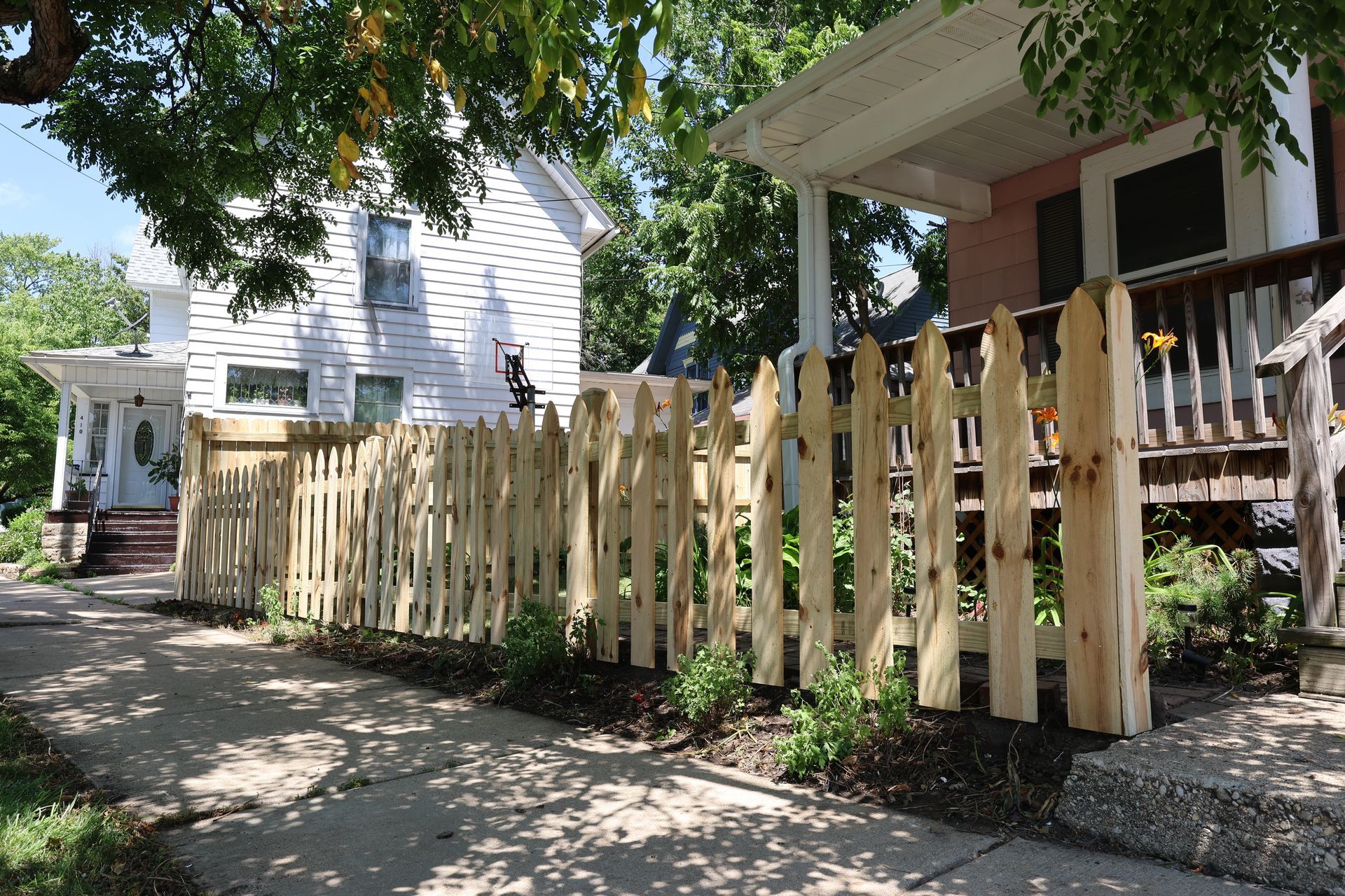 treated pine fence installation Illinois
