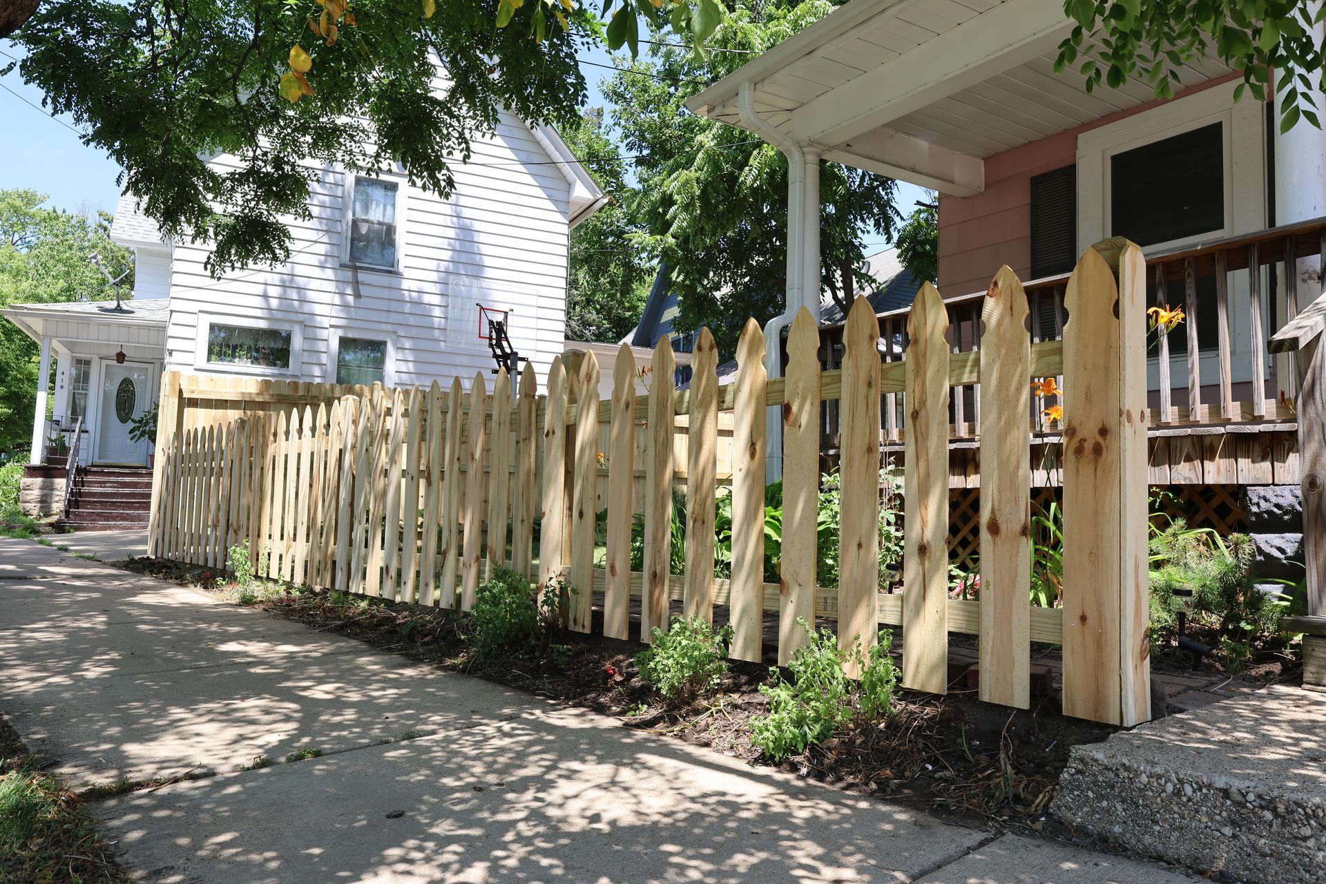 treated pine fence installation Illinois