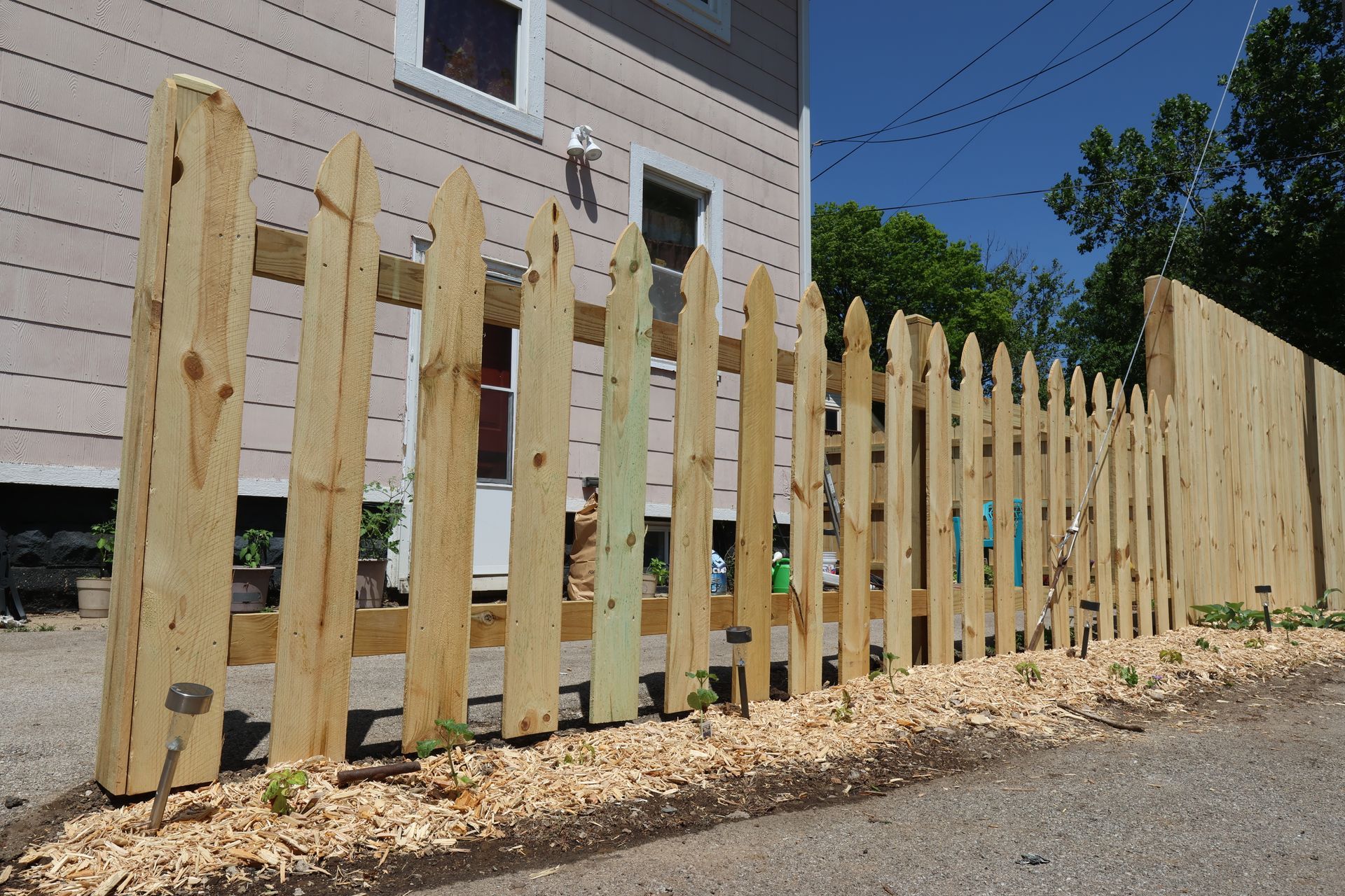 treated pine fence installation Illinois
