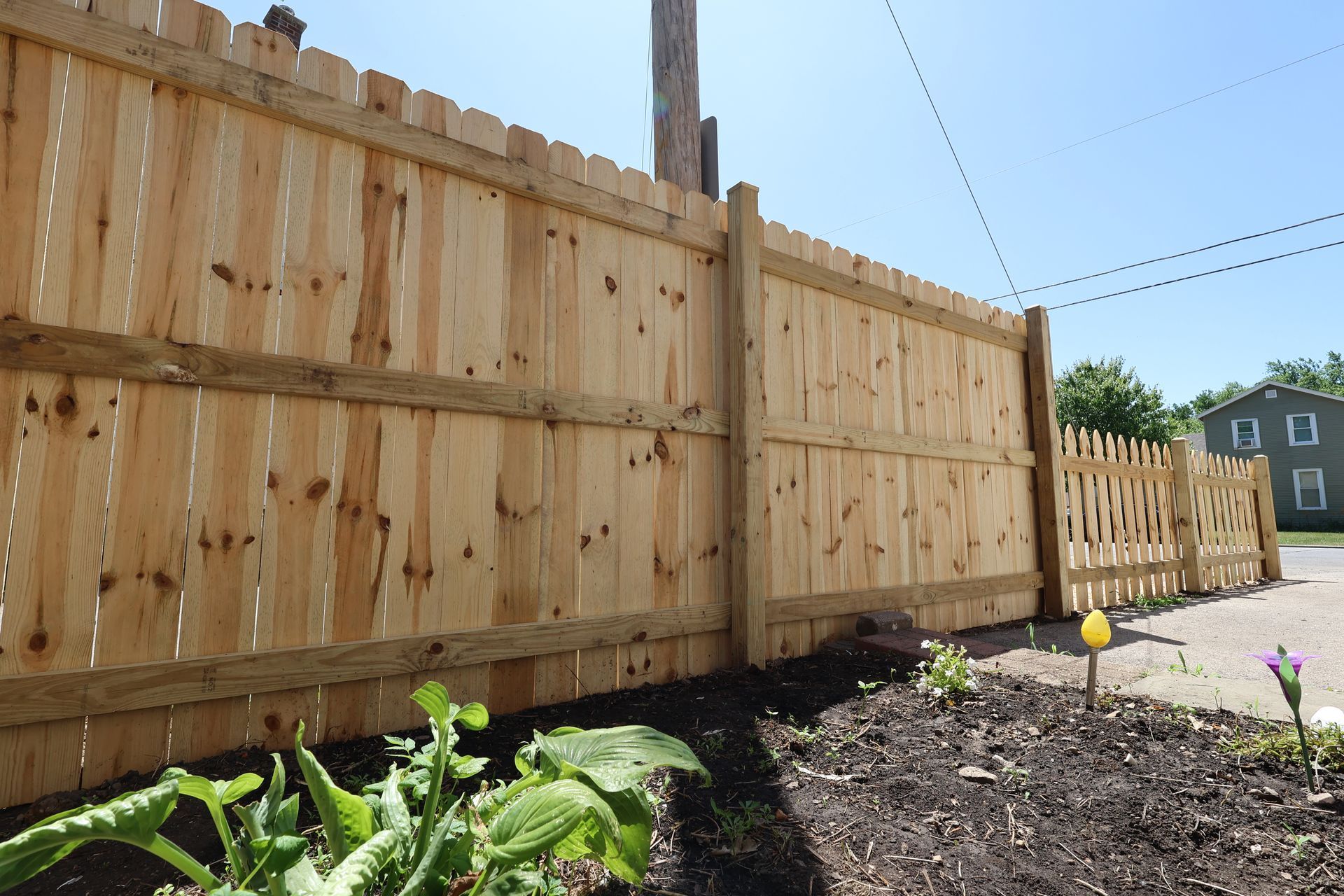 treated pine fence installation Illinois