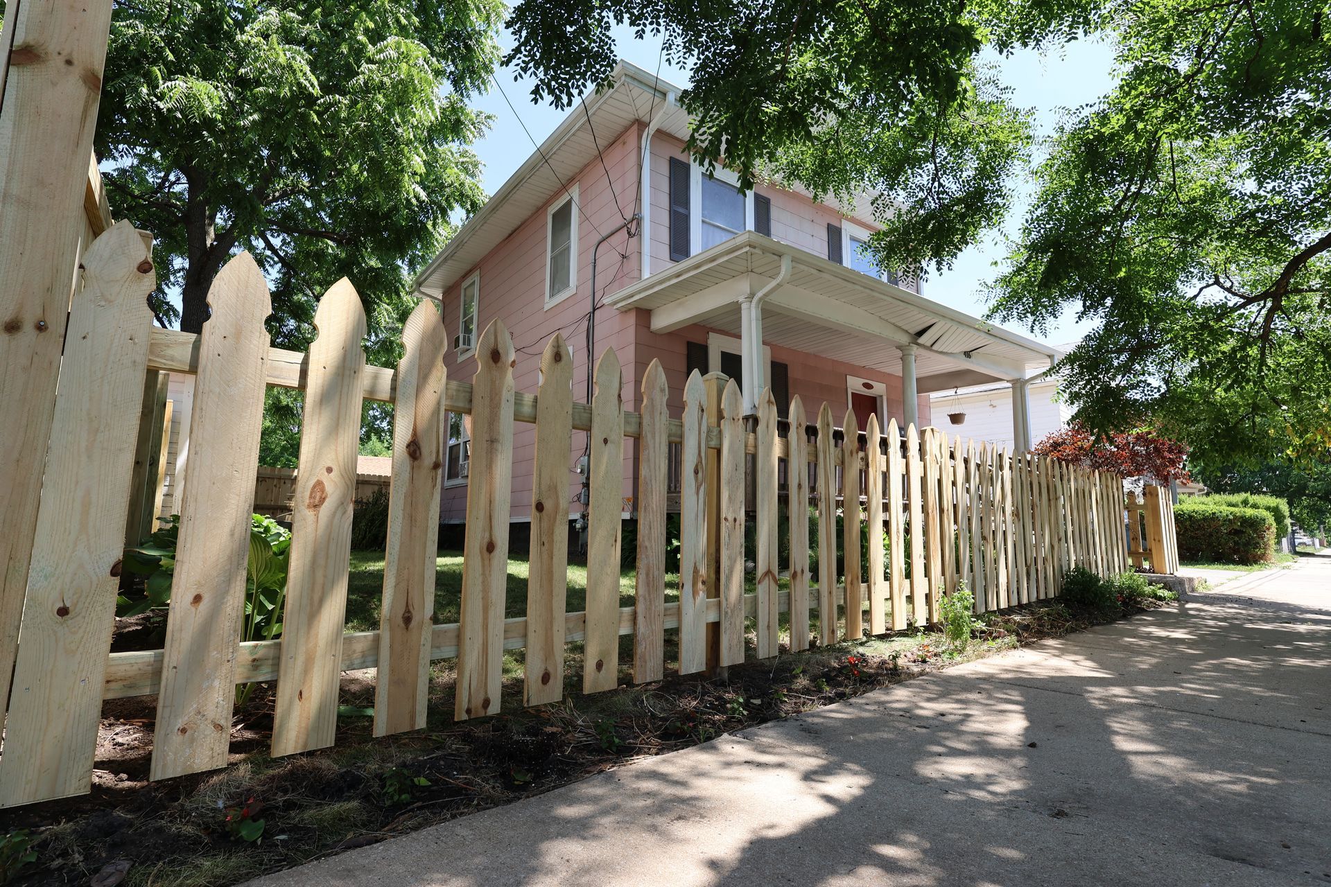 treated pine fence installation Illinois