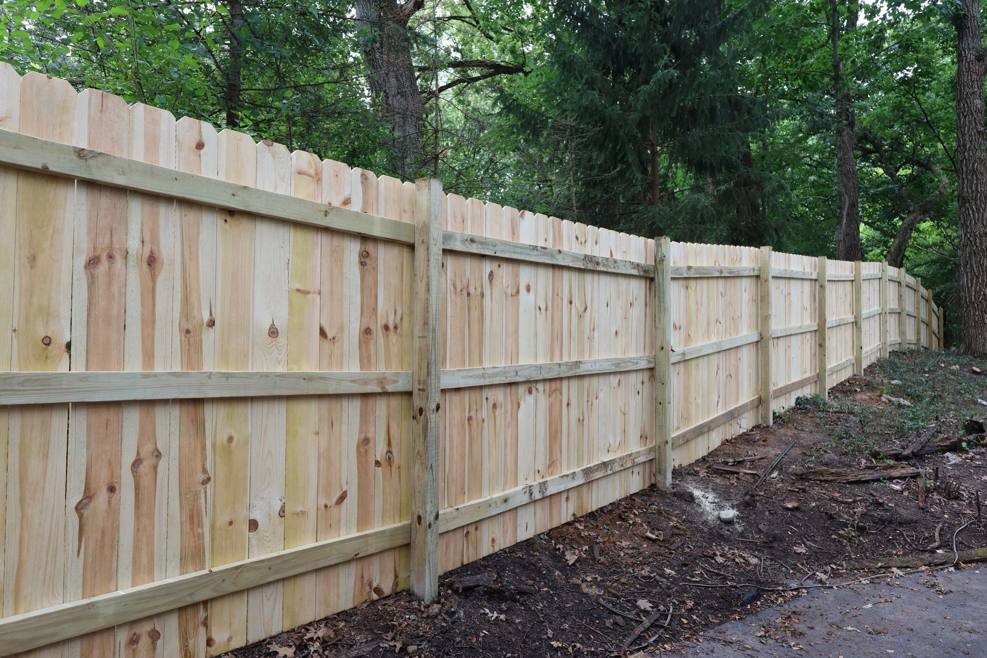 treated pine fence installation Illinois