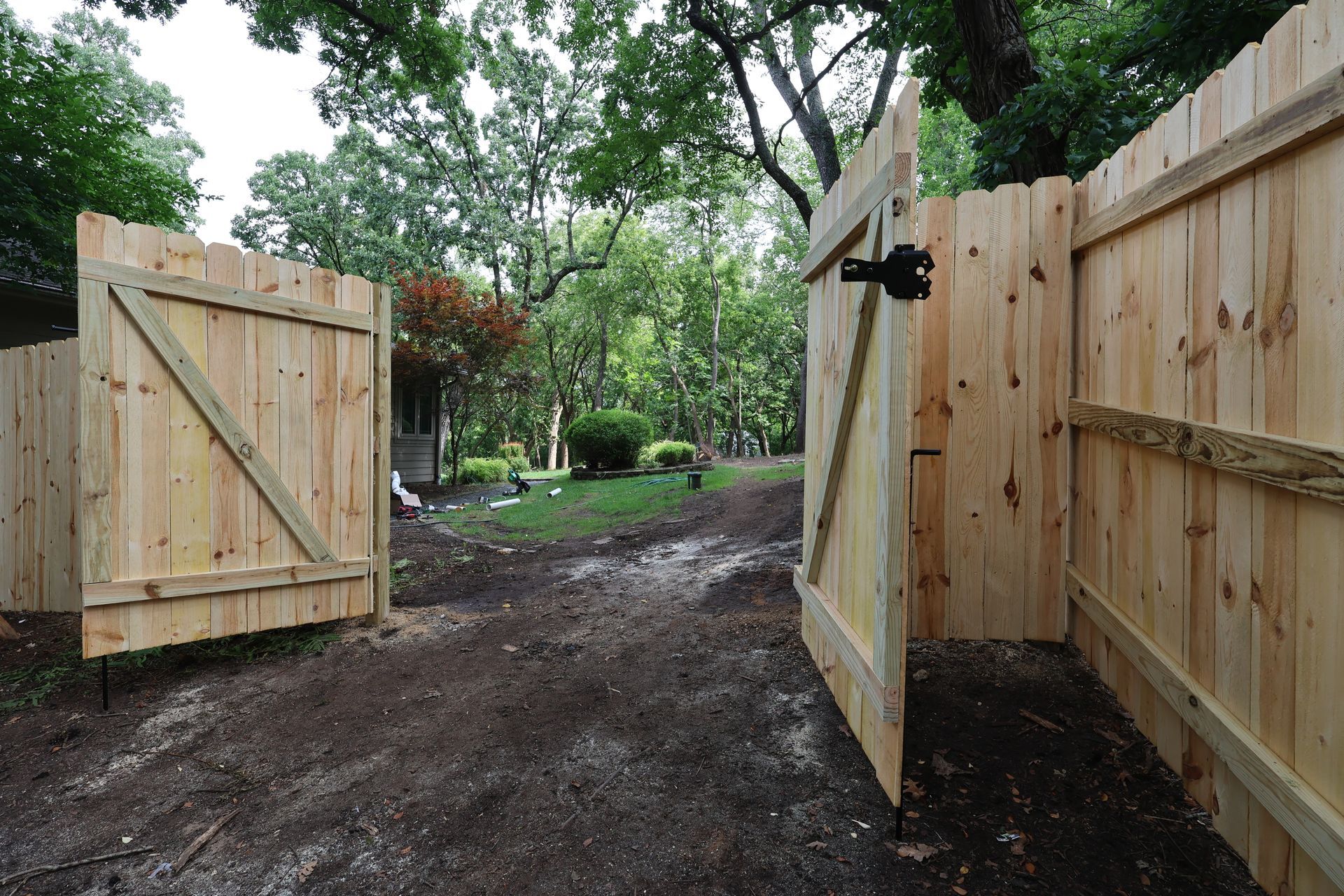 treated pine fence installation Illinois