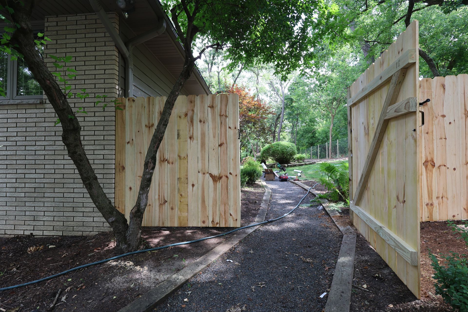 treated pine fence installation Illinois